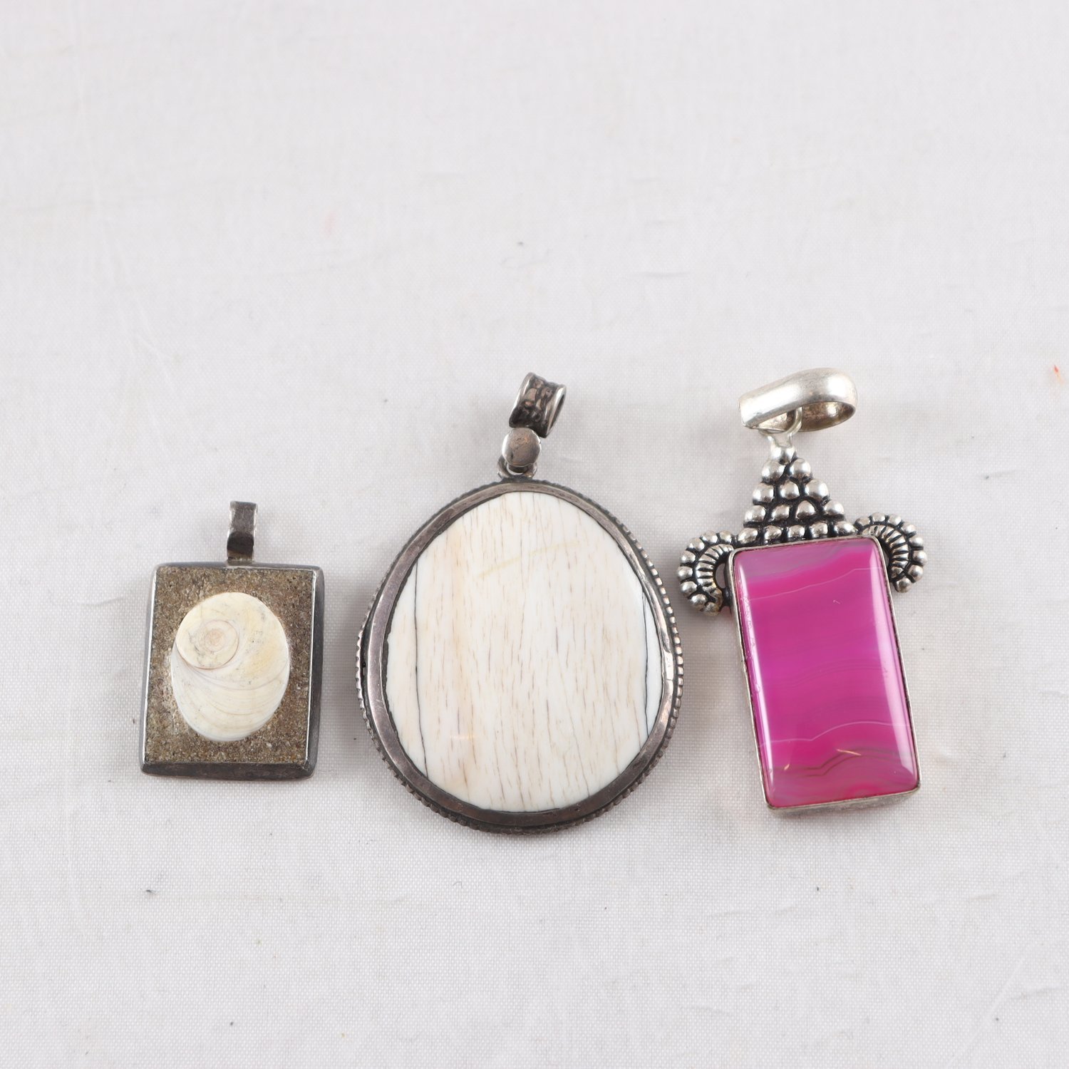 Hängen, Silver, Pärlemo/Sten, Brv: 24,6 g