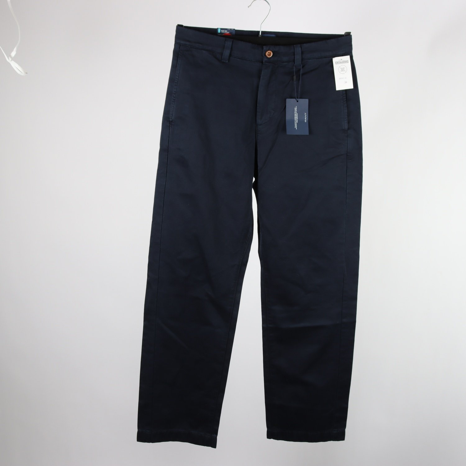 Chinos, Gant, mörkblå, stl. W32 L32