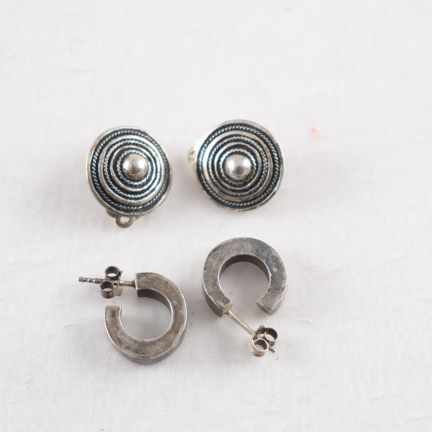 Örhängen, Silver, vikt: 8,8 g