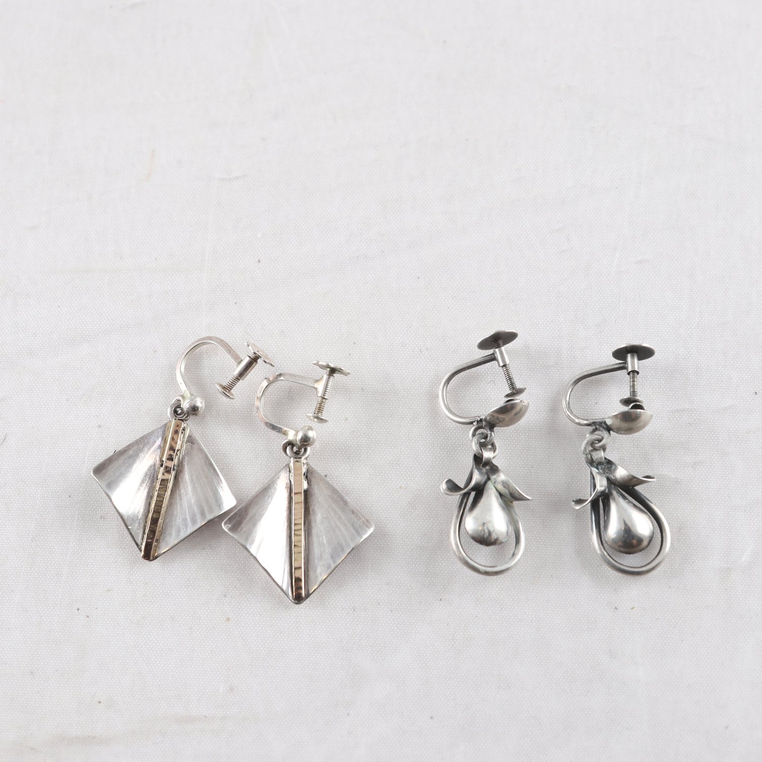 Örhängen, Silver, vikt: 8,1 g