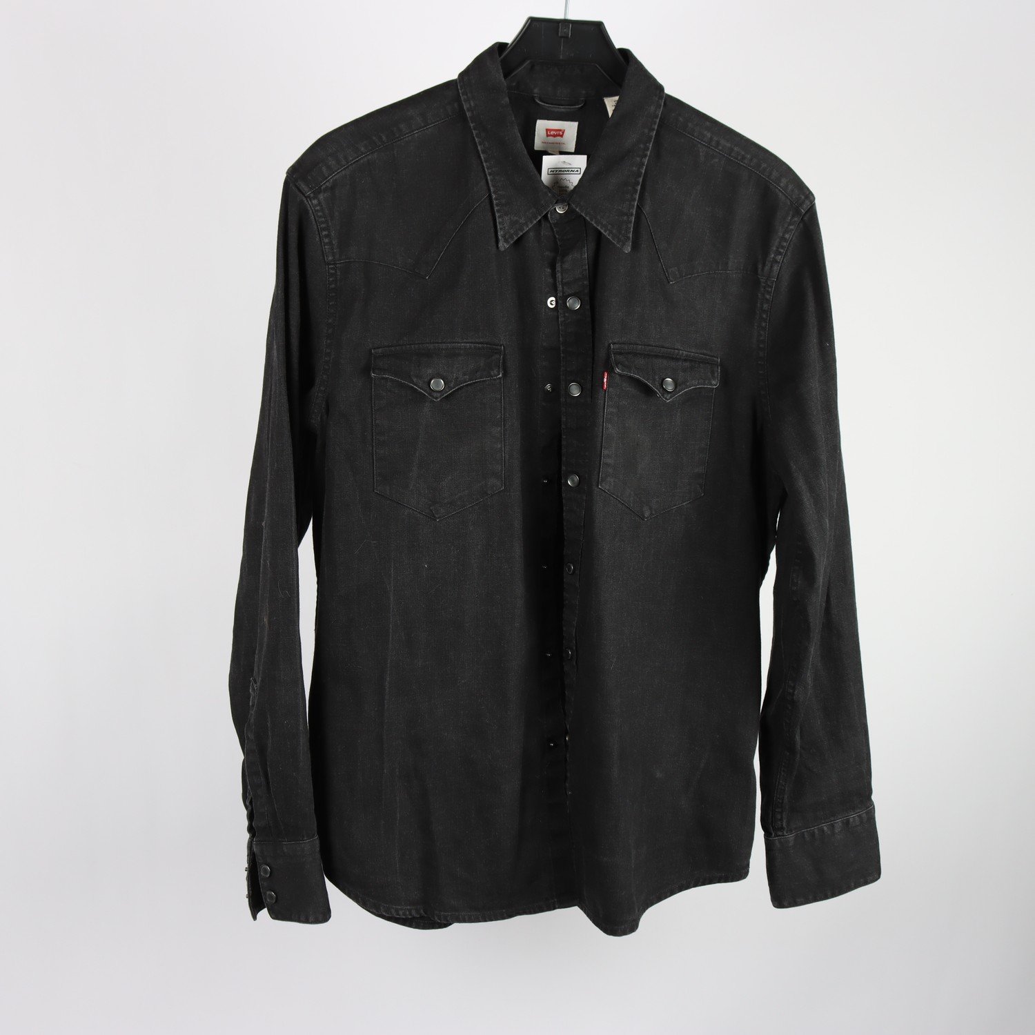 Jeansskjorta, Levi Strauss&Co, svart, stl. L