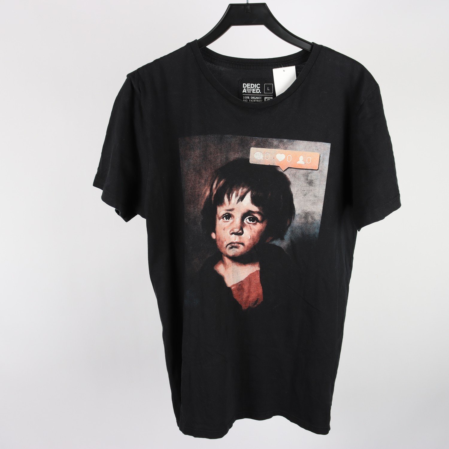T-shirt, Dedicated, No likes, stl. L
