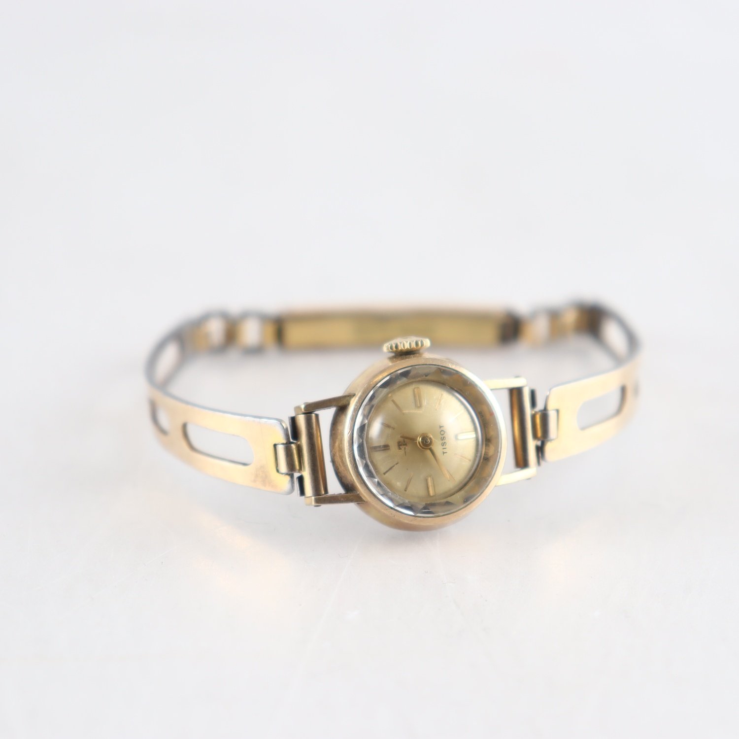 Armbandsur, Tissot, Guldöverdragen, Dam