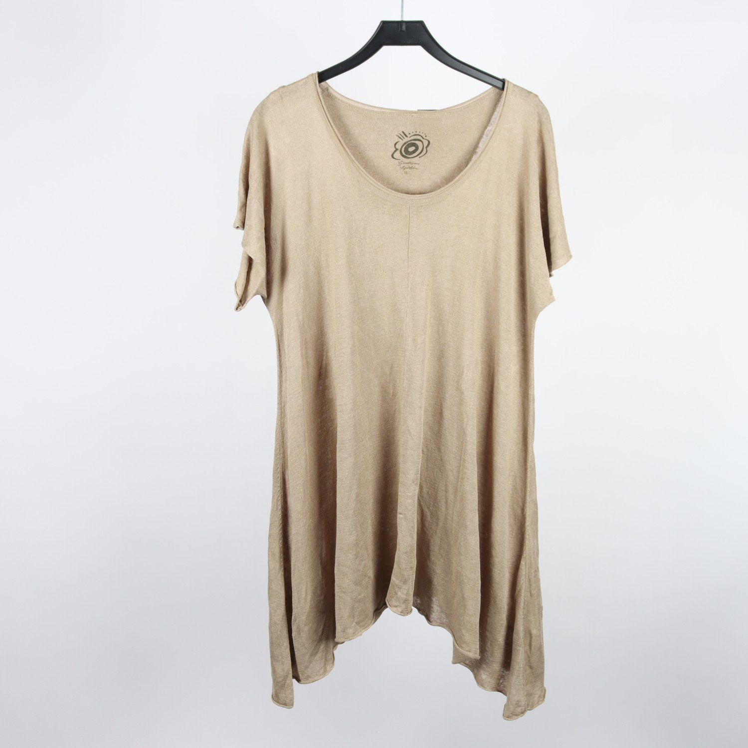 Klänning, Gudrun Sjödén, beige, 100% lin, stl. XL