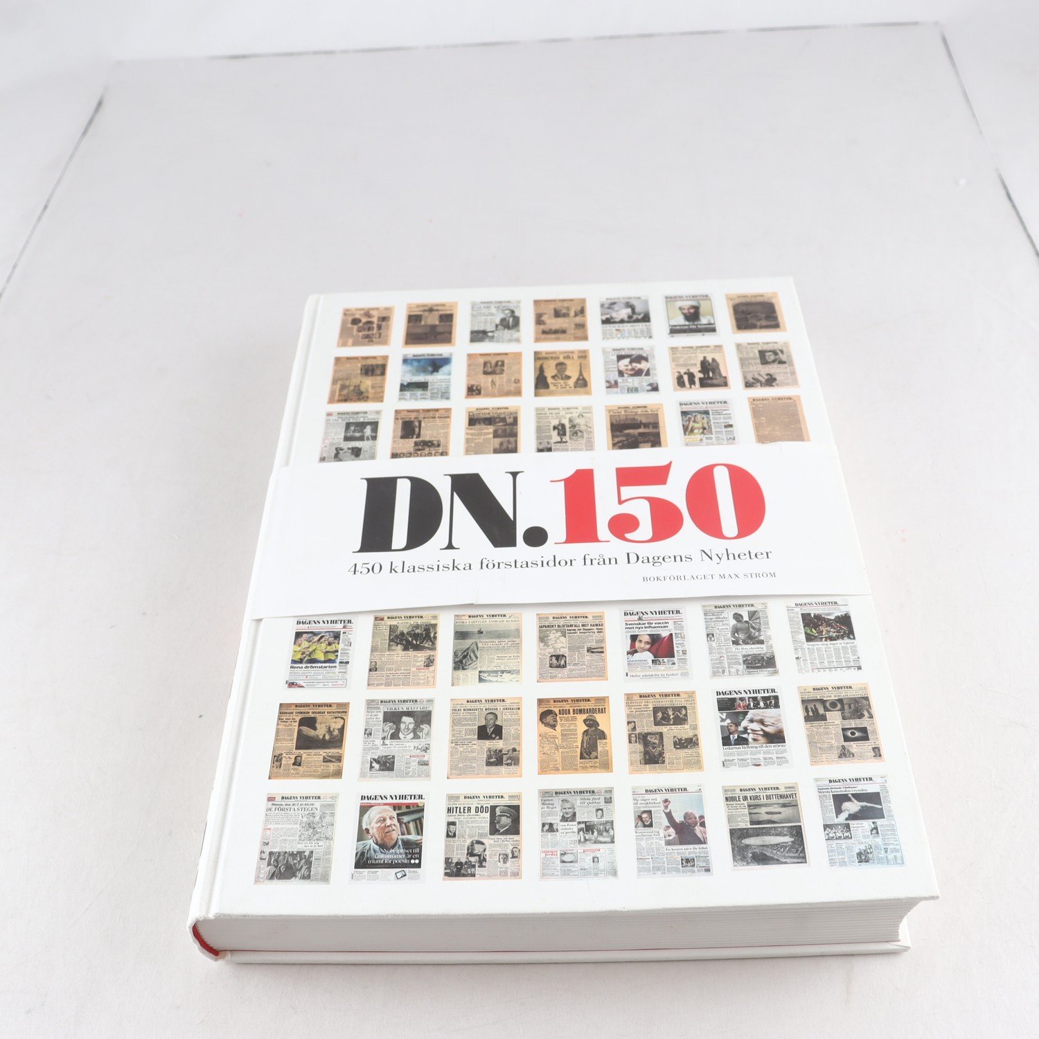 DN.150: 450 klassiska förstasidor från Dagens Nyheter. Samfraktas ej.