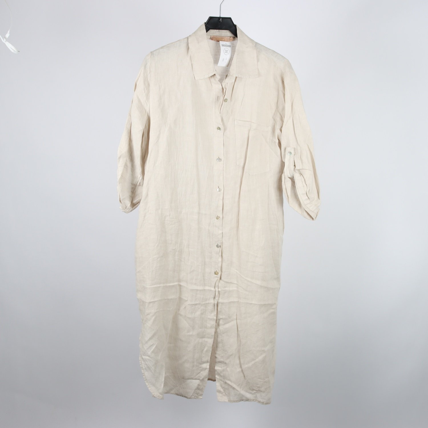 Klänning, Marta, beige, 100% lin, stl. S/M