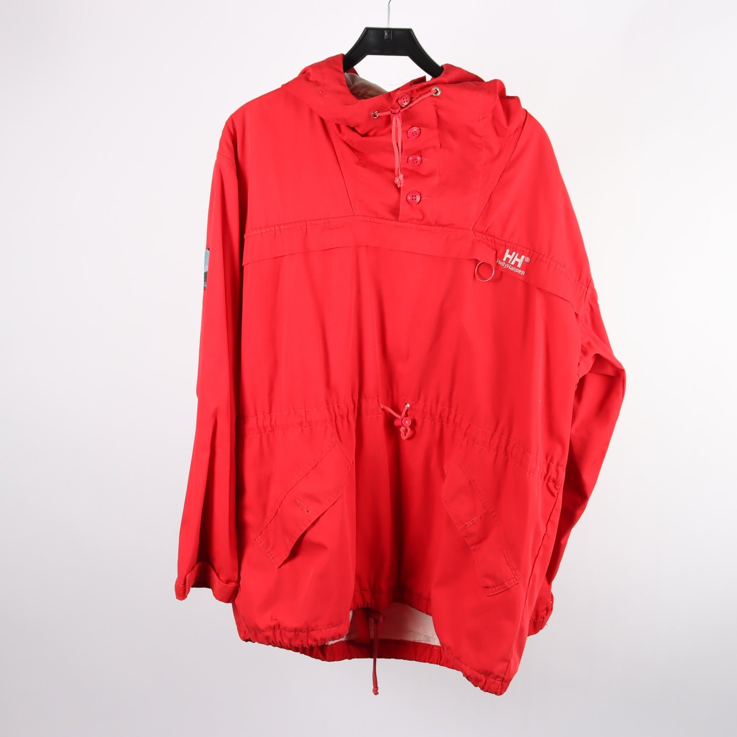 Pull-over jacka, Helly Hansen, vintage, röd, stl. ca L/XL