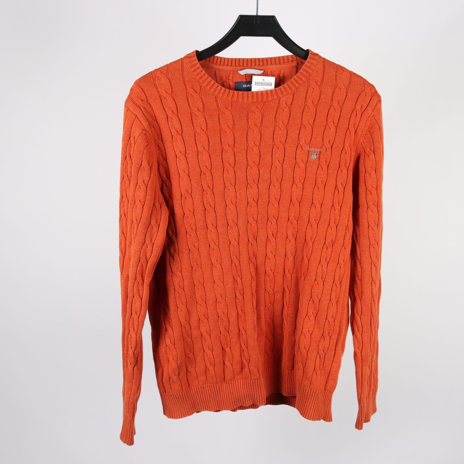 Stickad tröja, Gant, orange, stl. L