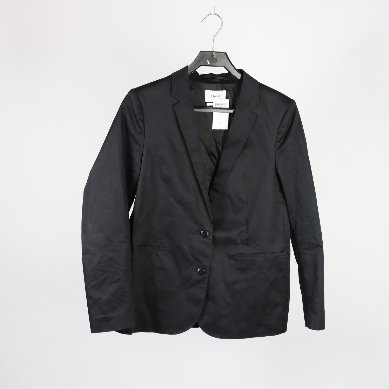 Kavaj, Filippa K, svart, 35% ull, stl. XL