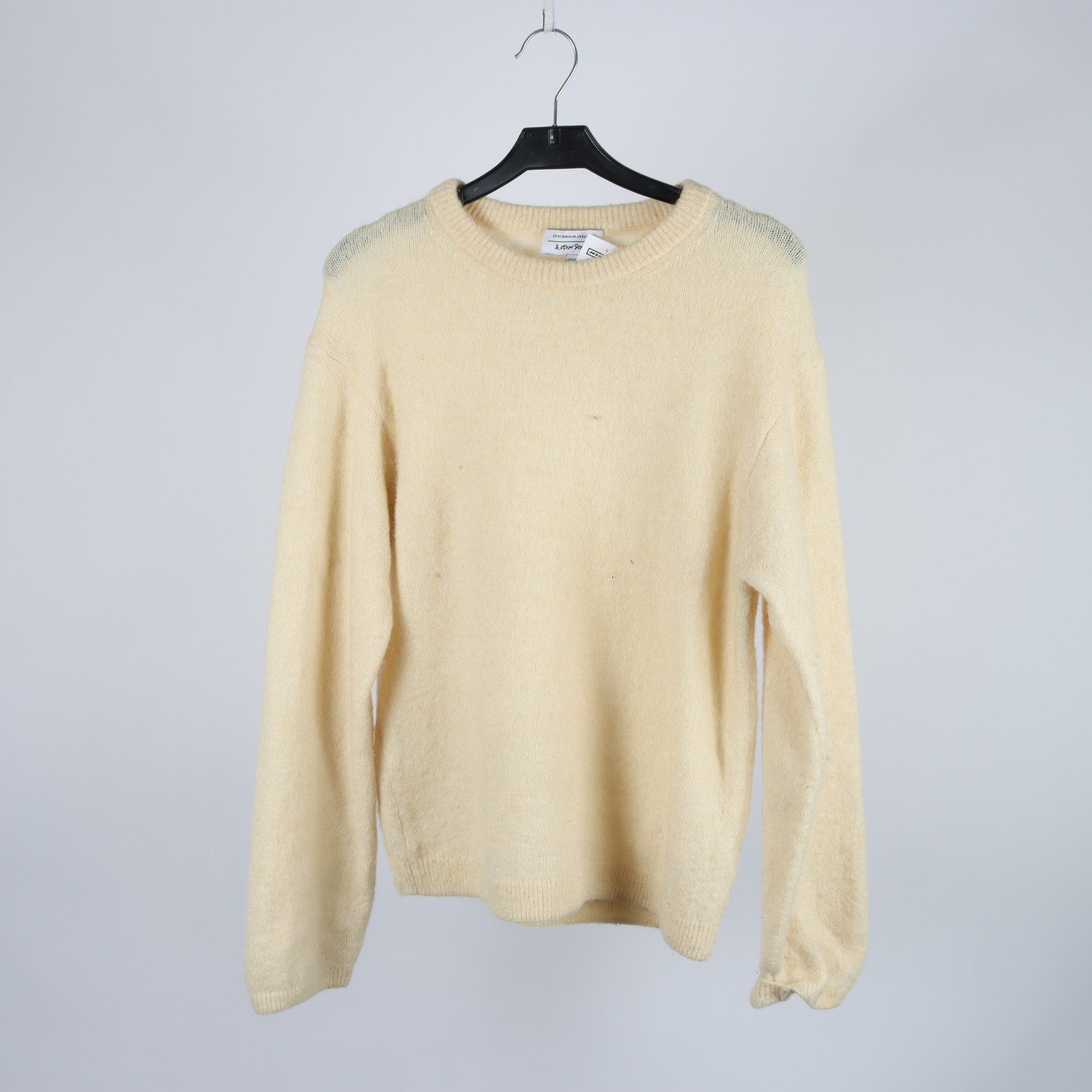 Stickad tröja, & Other Stories, offwhite, 70% ull, stl. XS