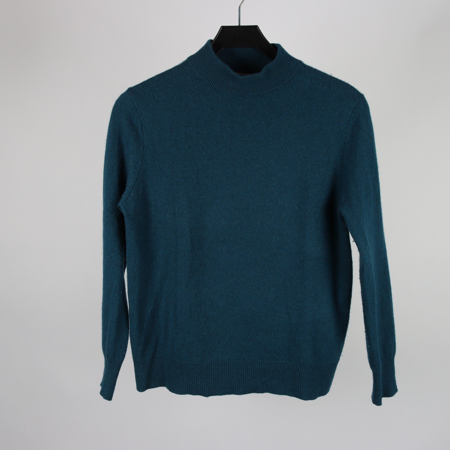 Stickad tröja, Purecashmere Nyc, petrol, cashmere, stl. S