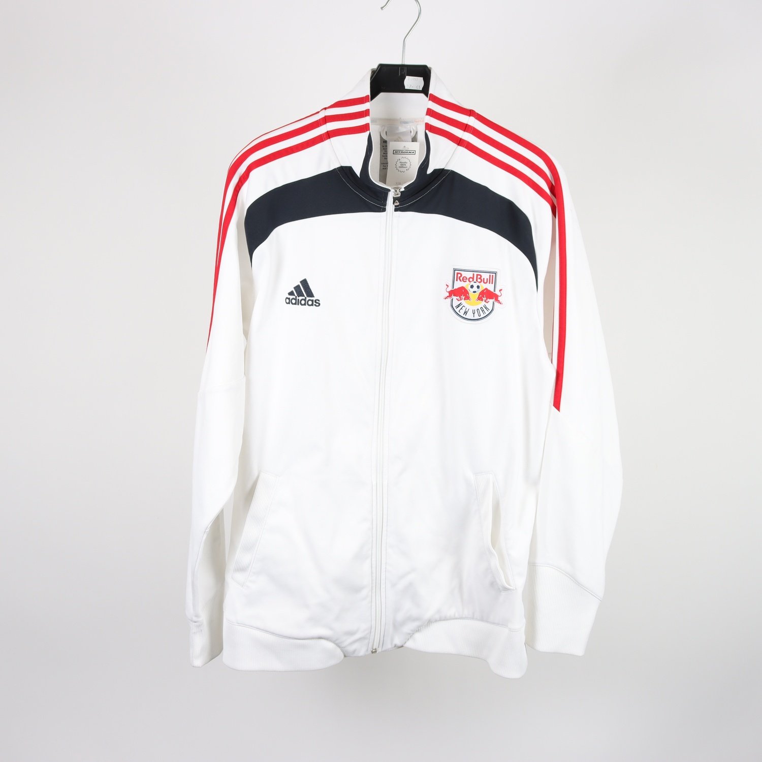 Träningsjacka, Adidas, Red Bull New York, vit, stl. L