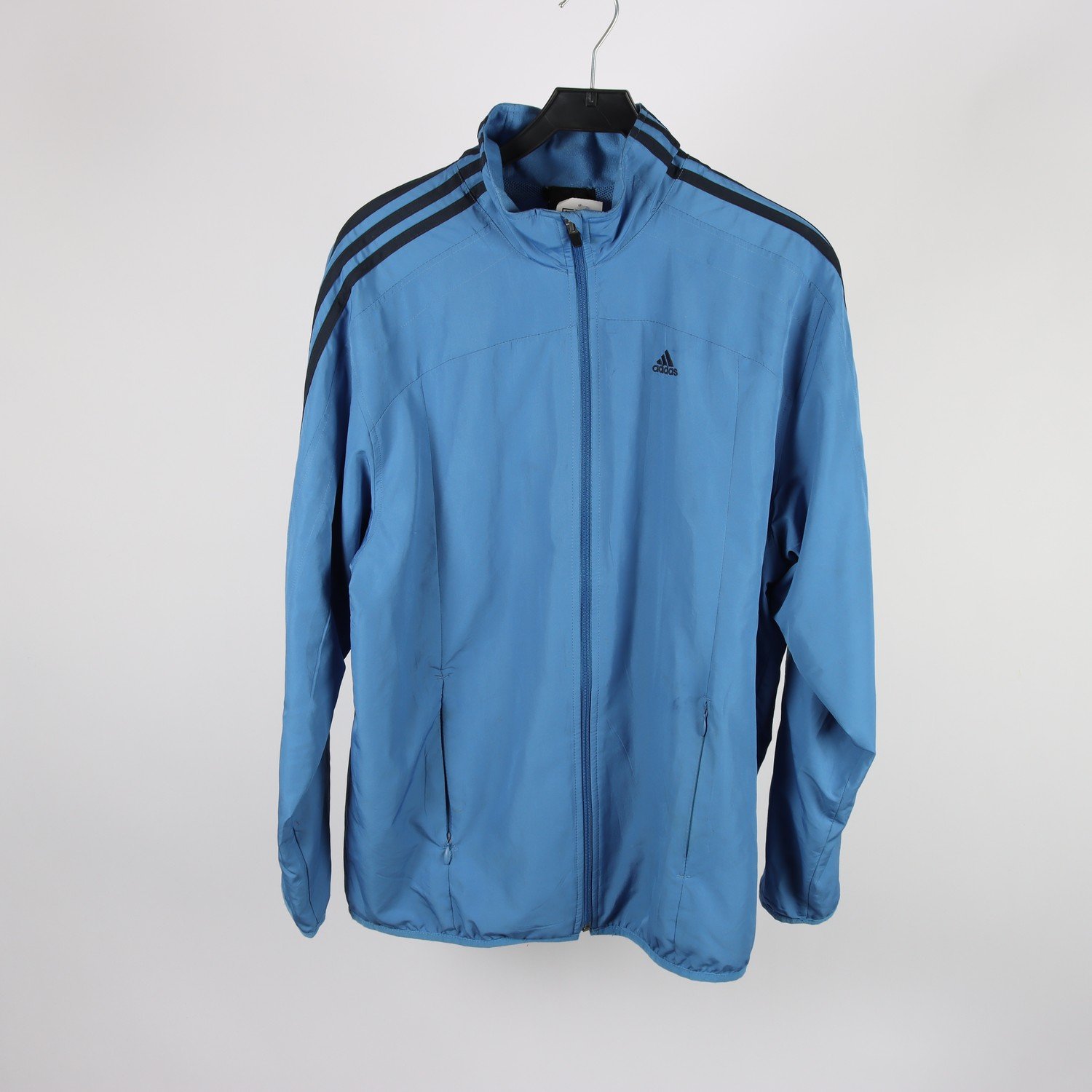 Träningsjacka, Adidas, blå, stl. M