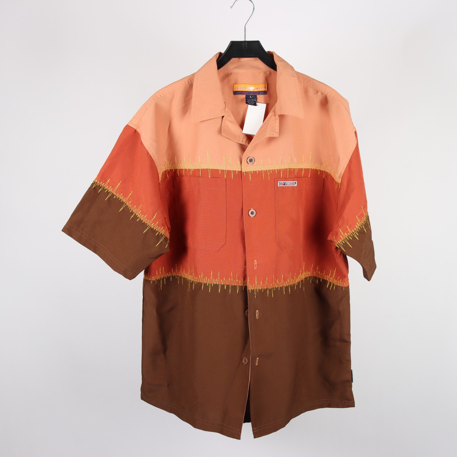 Skjorta, Veezo Wear, brun, stl. L