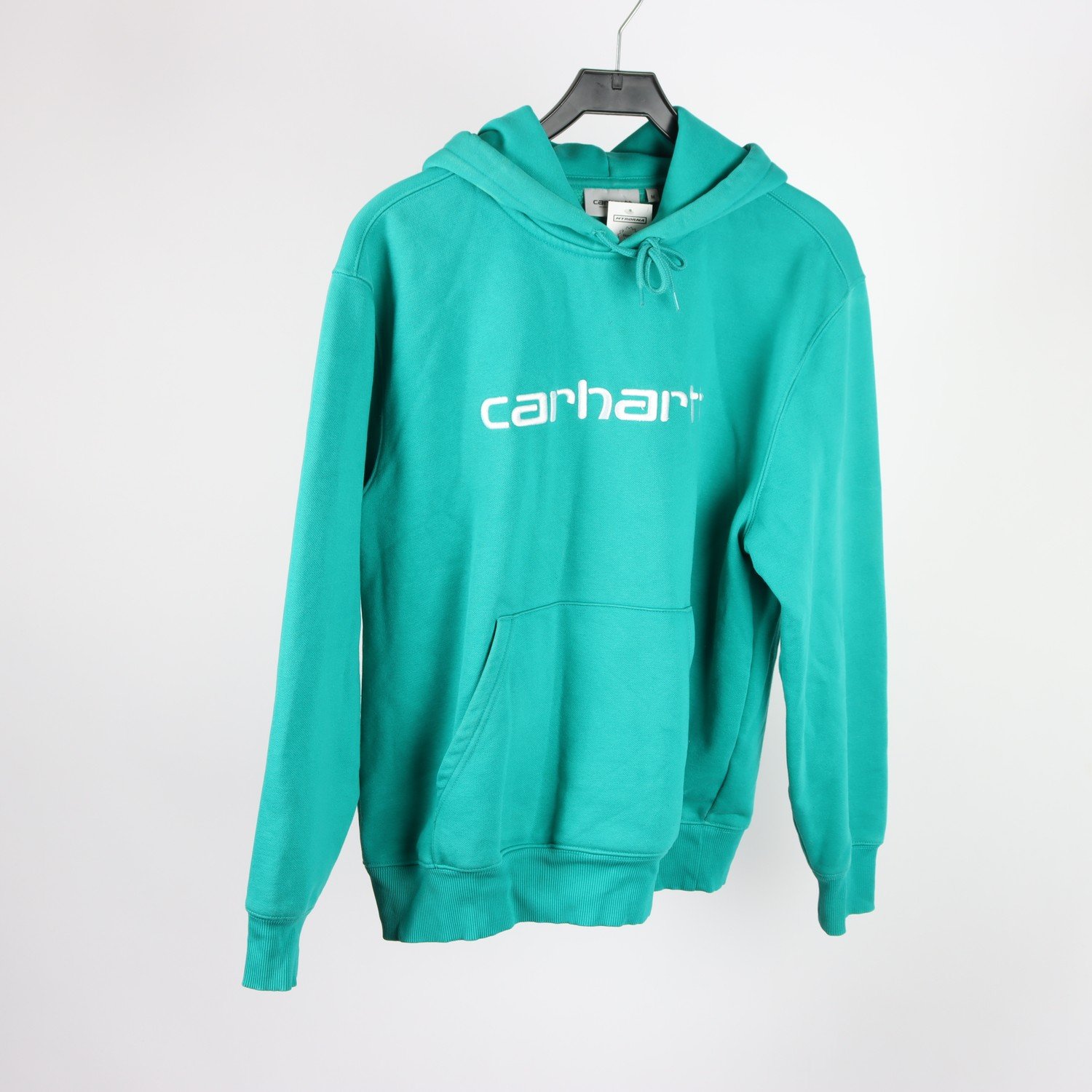 Hoodie, Carhartt, turkos, stl. M