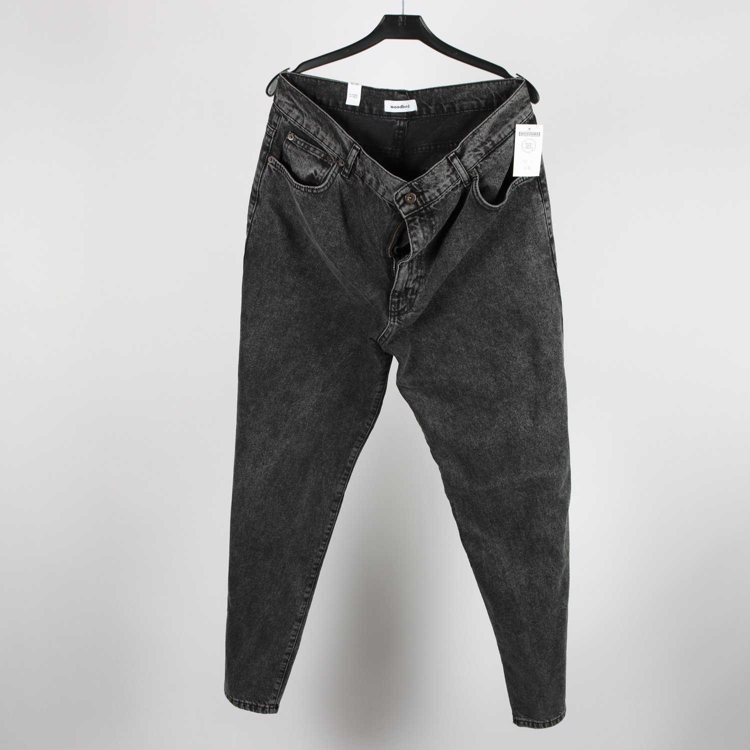 Jeans, Woodbird, Leroy, svart, stl. 32/30