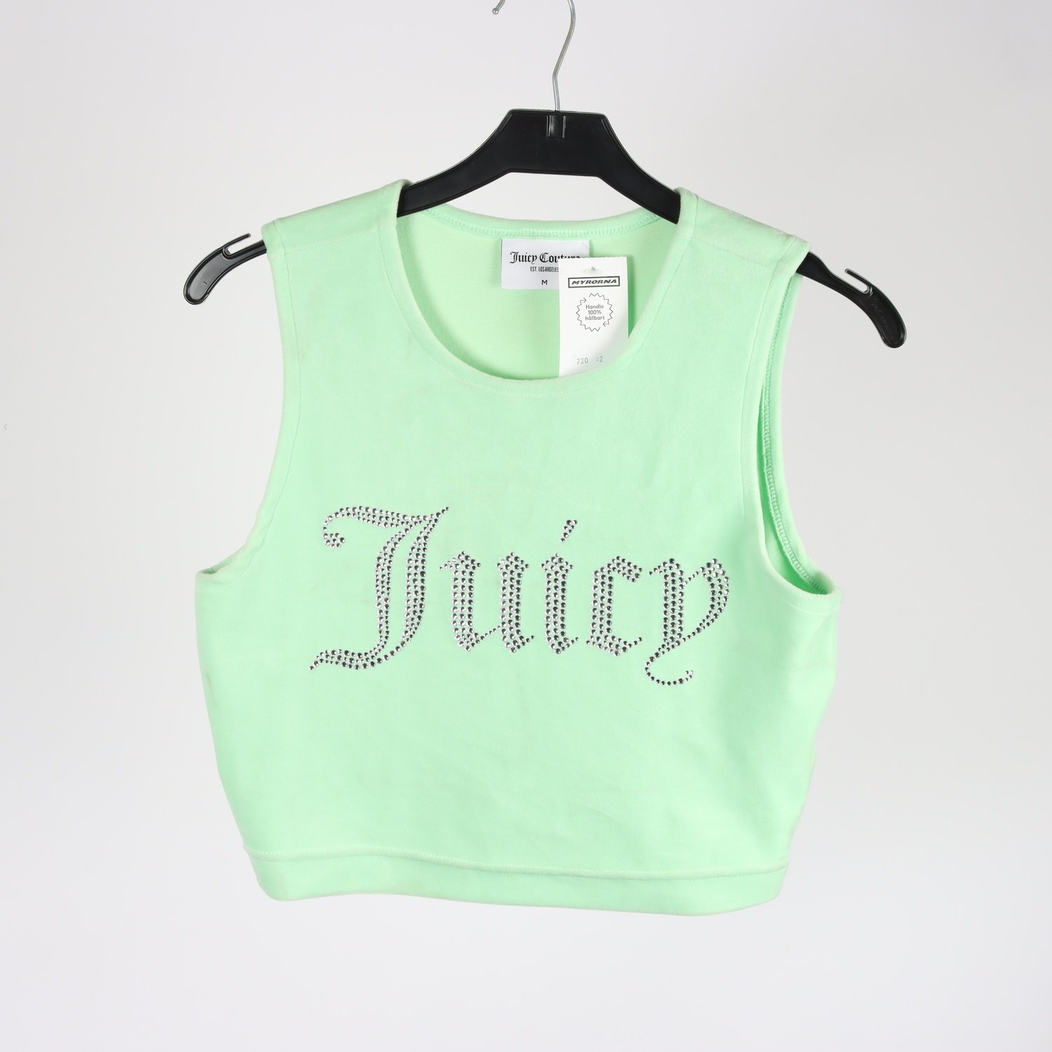 Linne, Juicy Couture, grön, velour, stl. M