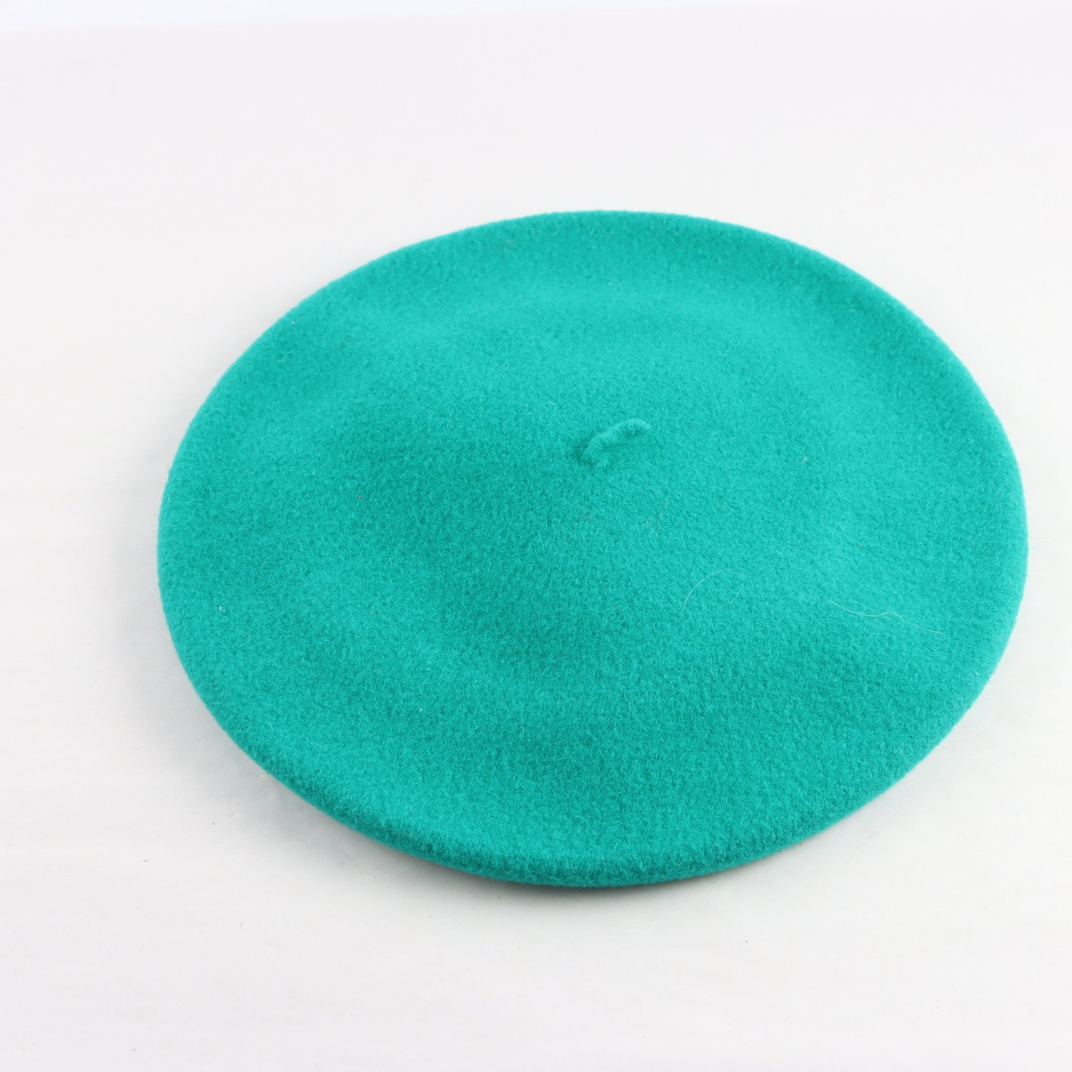 Basker, Kangol, grön, 100% ull