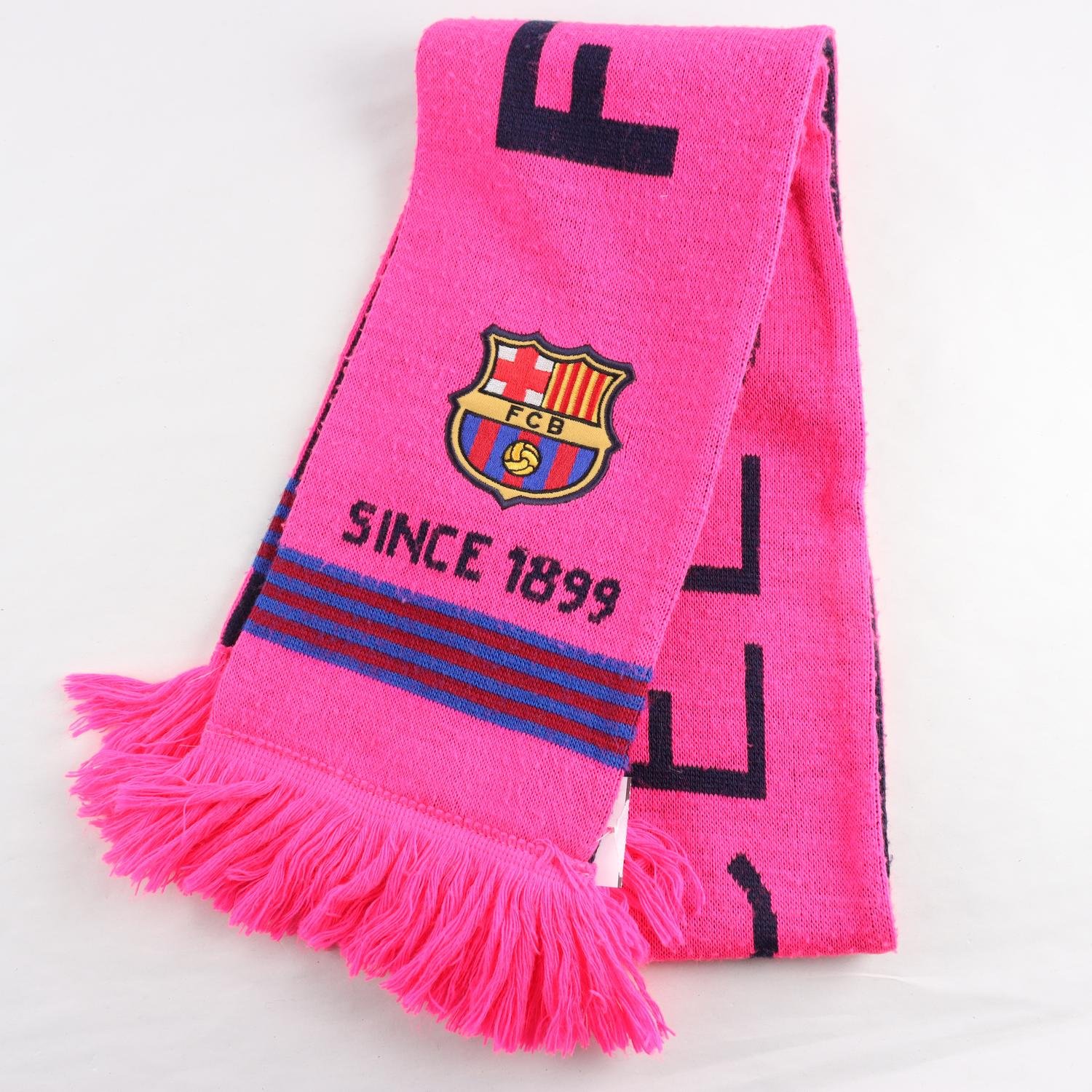 Halsduk, FCB, rosa, blå