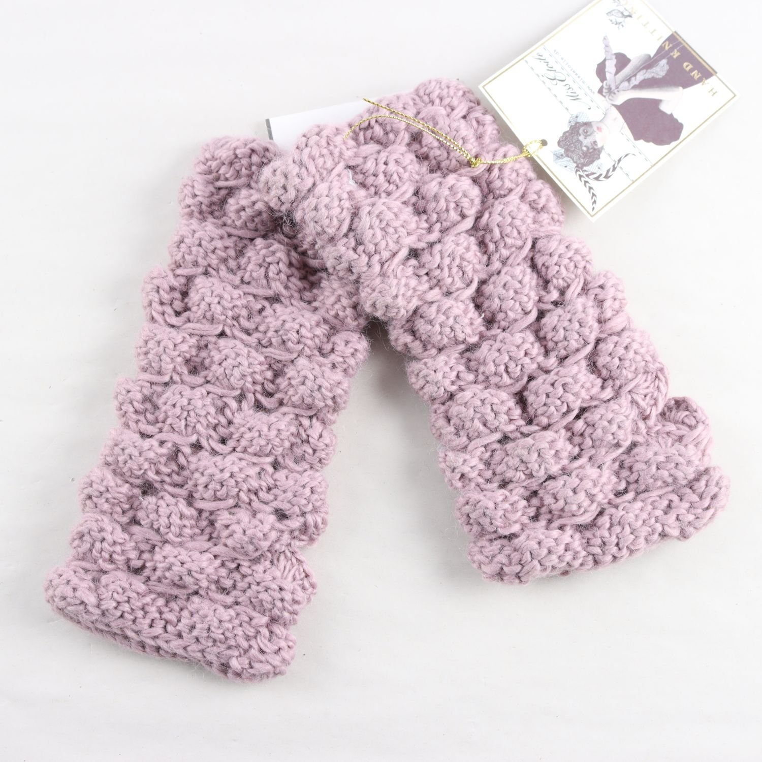 Handledsvärmare, Miss Etoile, lila, 50% ull
