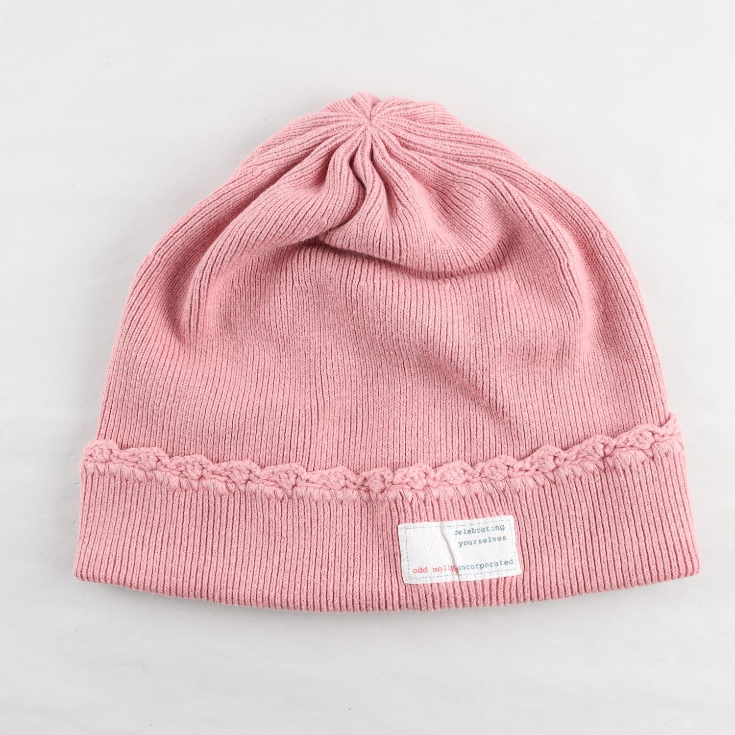 Mössa, Odd Molly, rosa, 10% cashmere