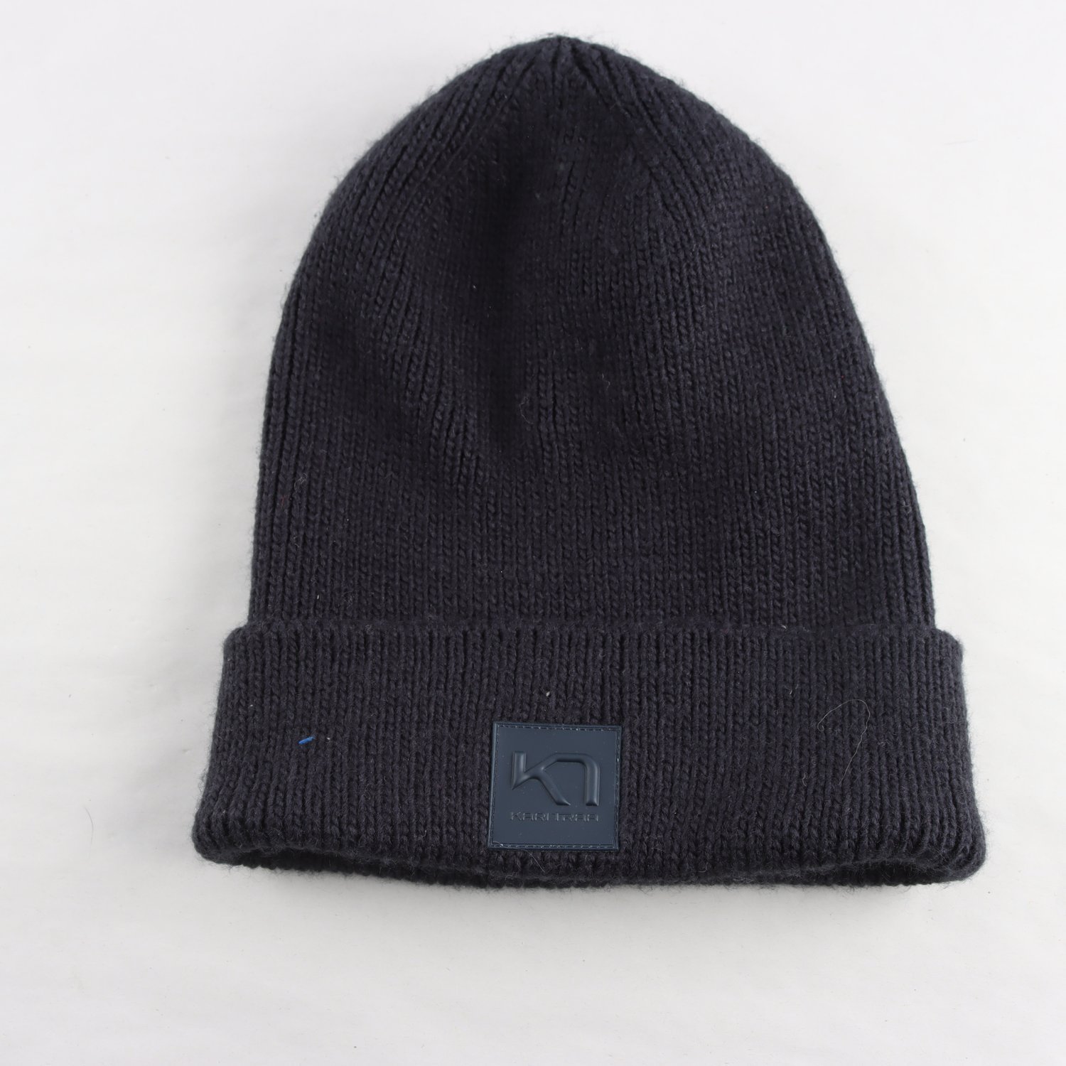 Stickad mössa, Kari Traa, svart, stl. one size