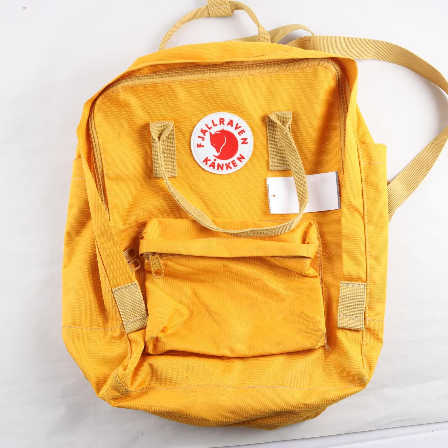 Ryggsäck, Fjällräven, kånken, gul