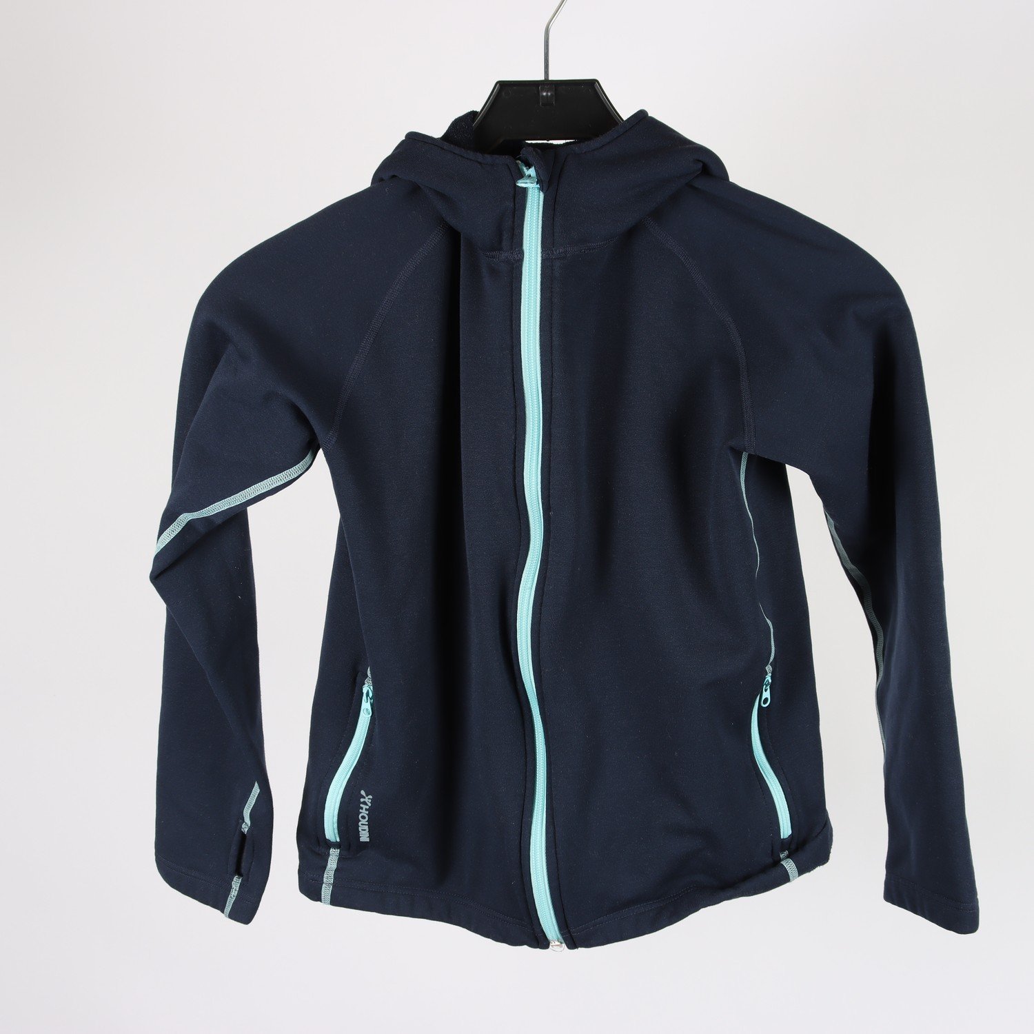 Hoodie, Houdini, blå, stl. 150