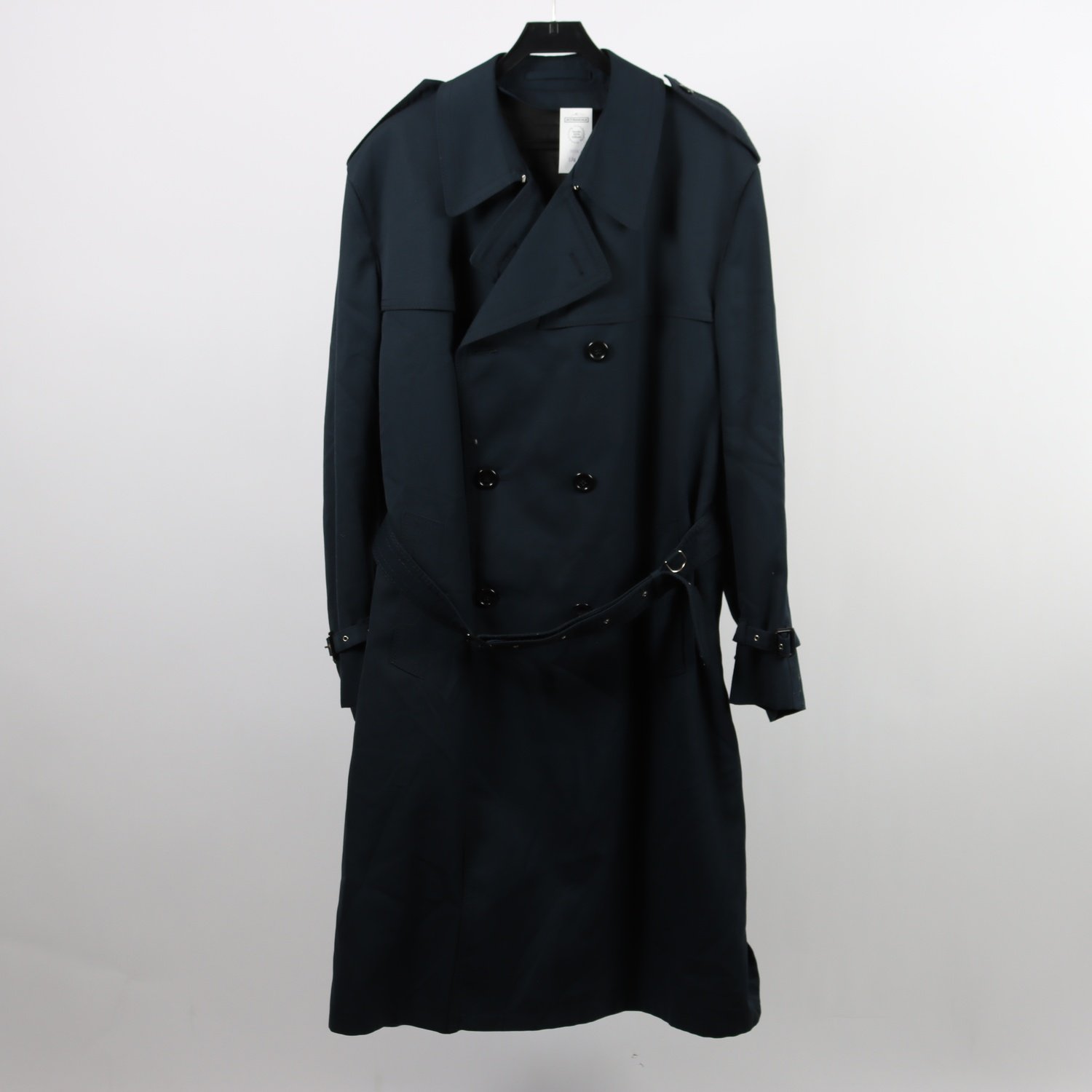 Trenchcoat, vintage, mörkblå, stl. 58
