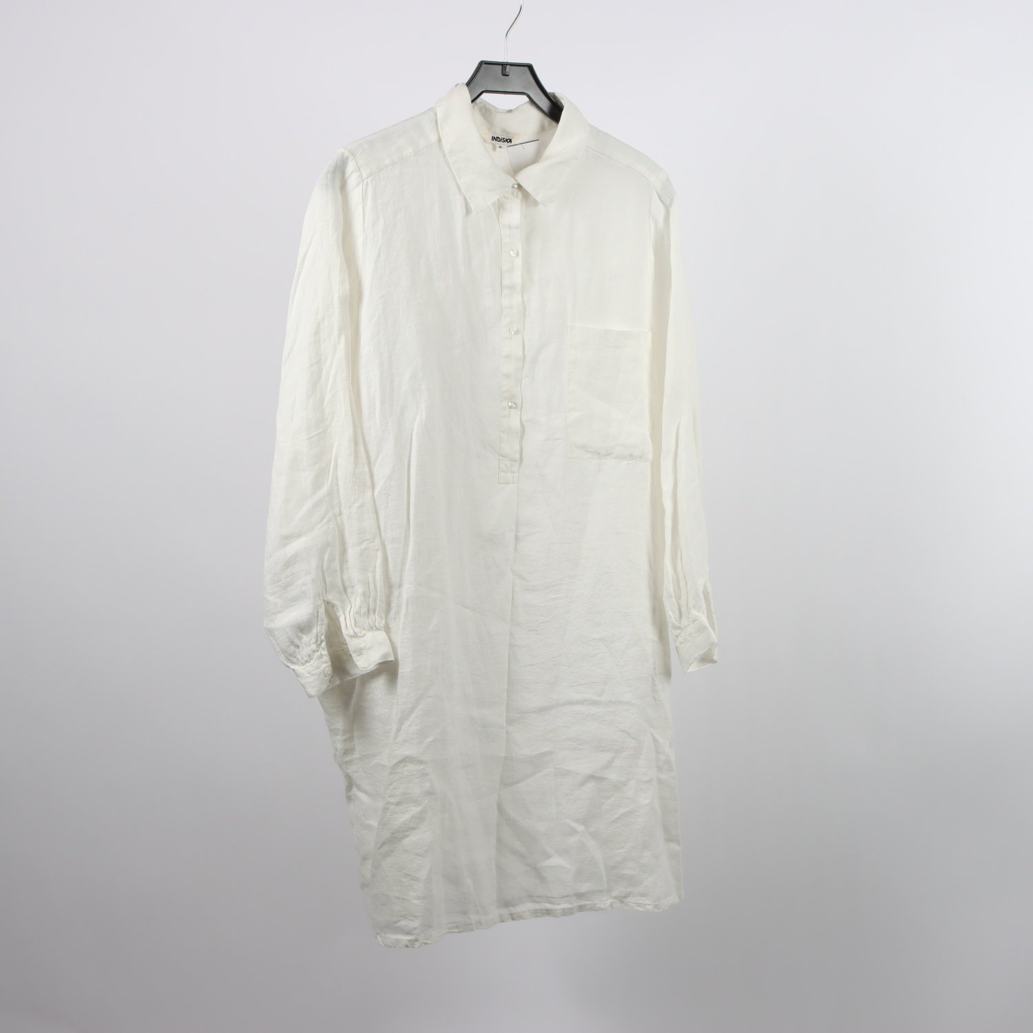 Skjortblus, Indiska, 100% linne, stl. XL