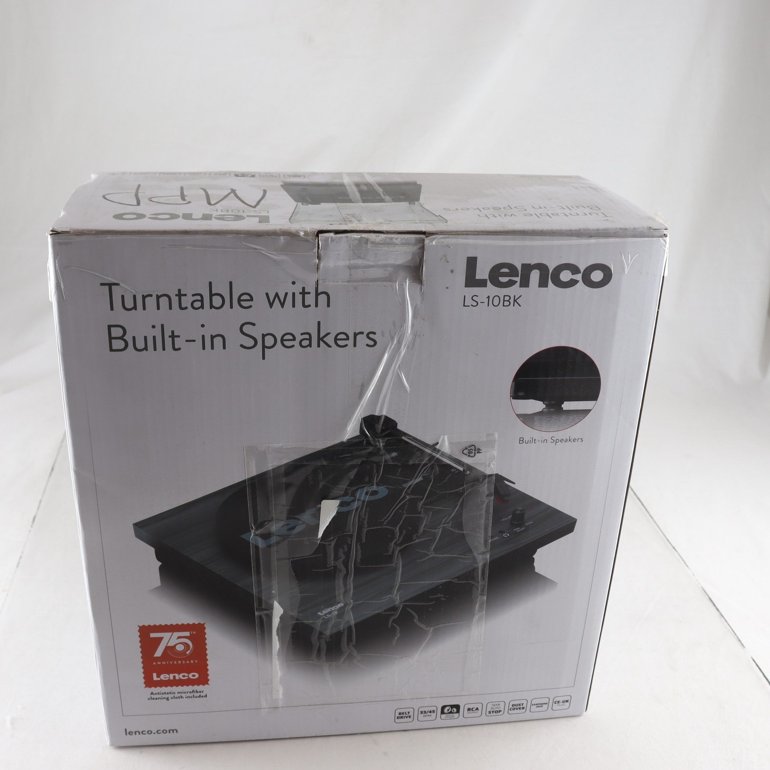 Skivspelare, Lenco LS-10BK. Endast avhämtning.