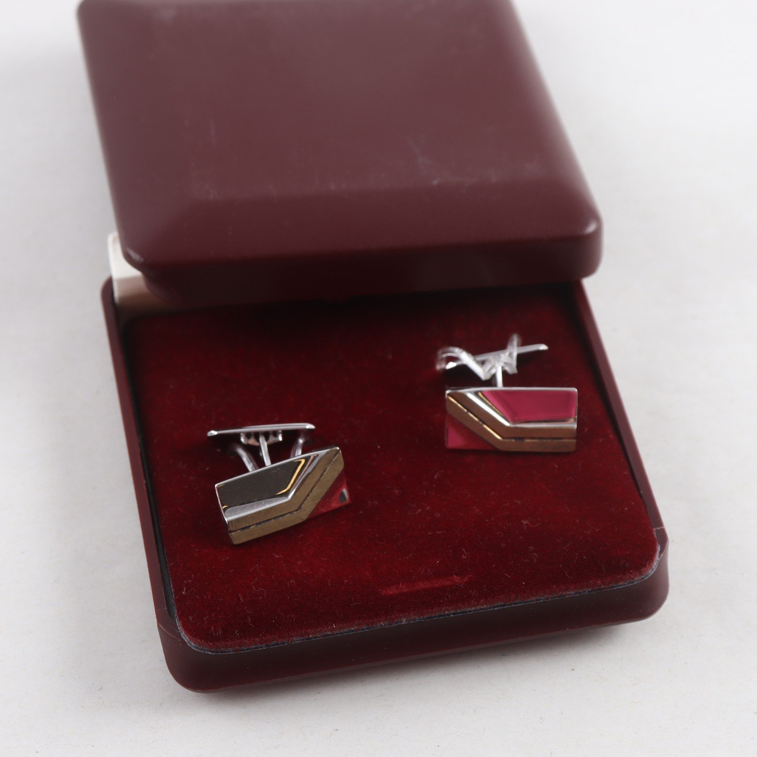 Manschettknappar, Silver, Vikt: 10g