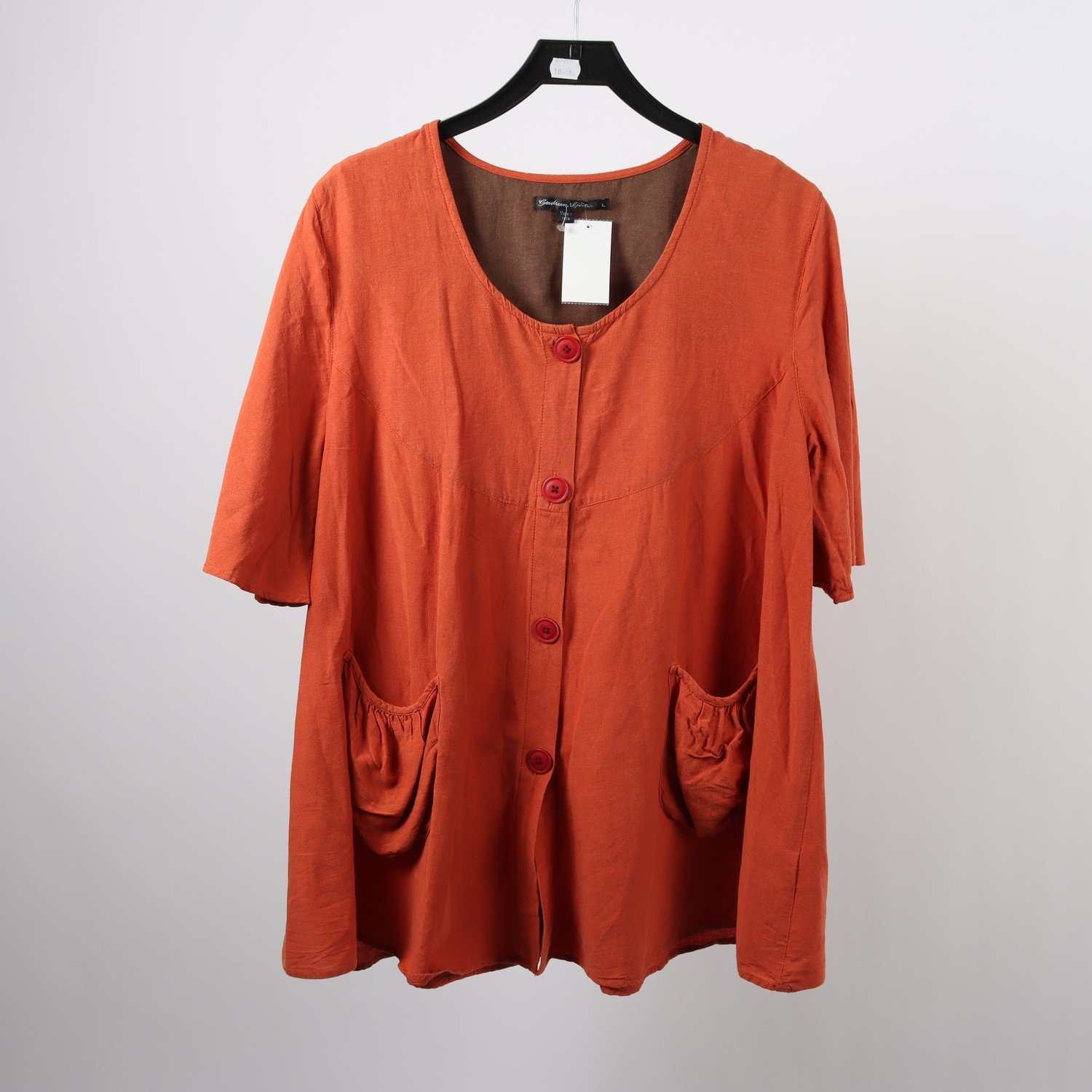 Blus, Gudrun Sjödén, orange, stl. L