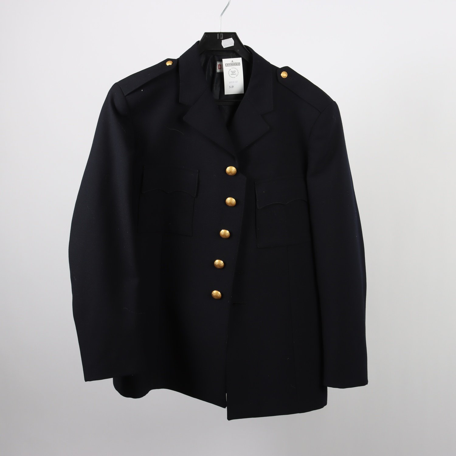 Militärkavaj, Elson, blå, stl. D96 (S/M)