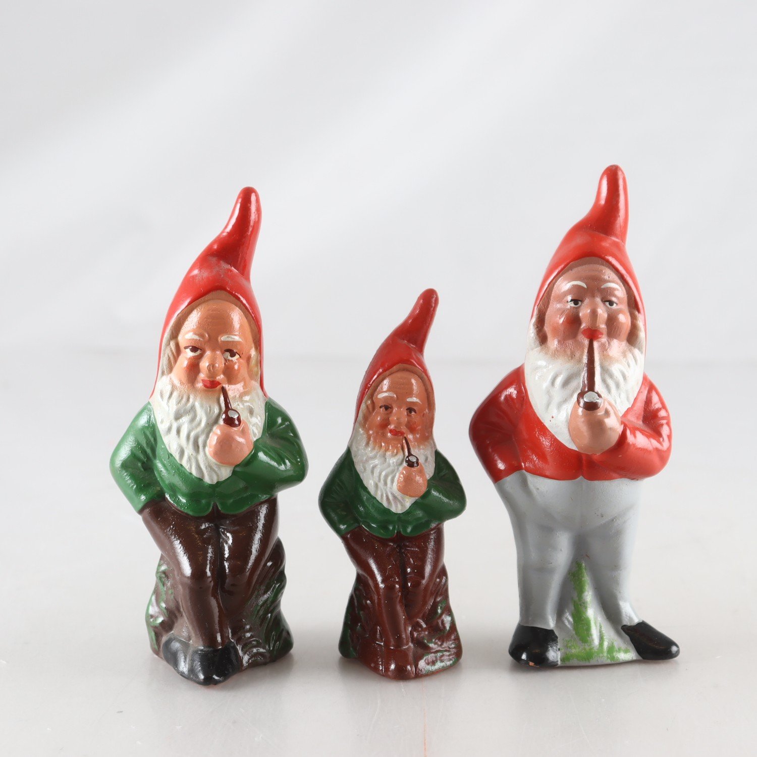Figuriner, keramik, Heissner, Tyskland, 3 st