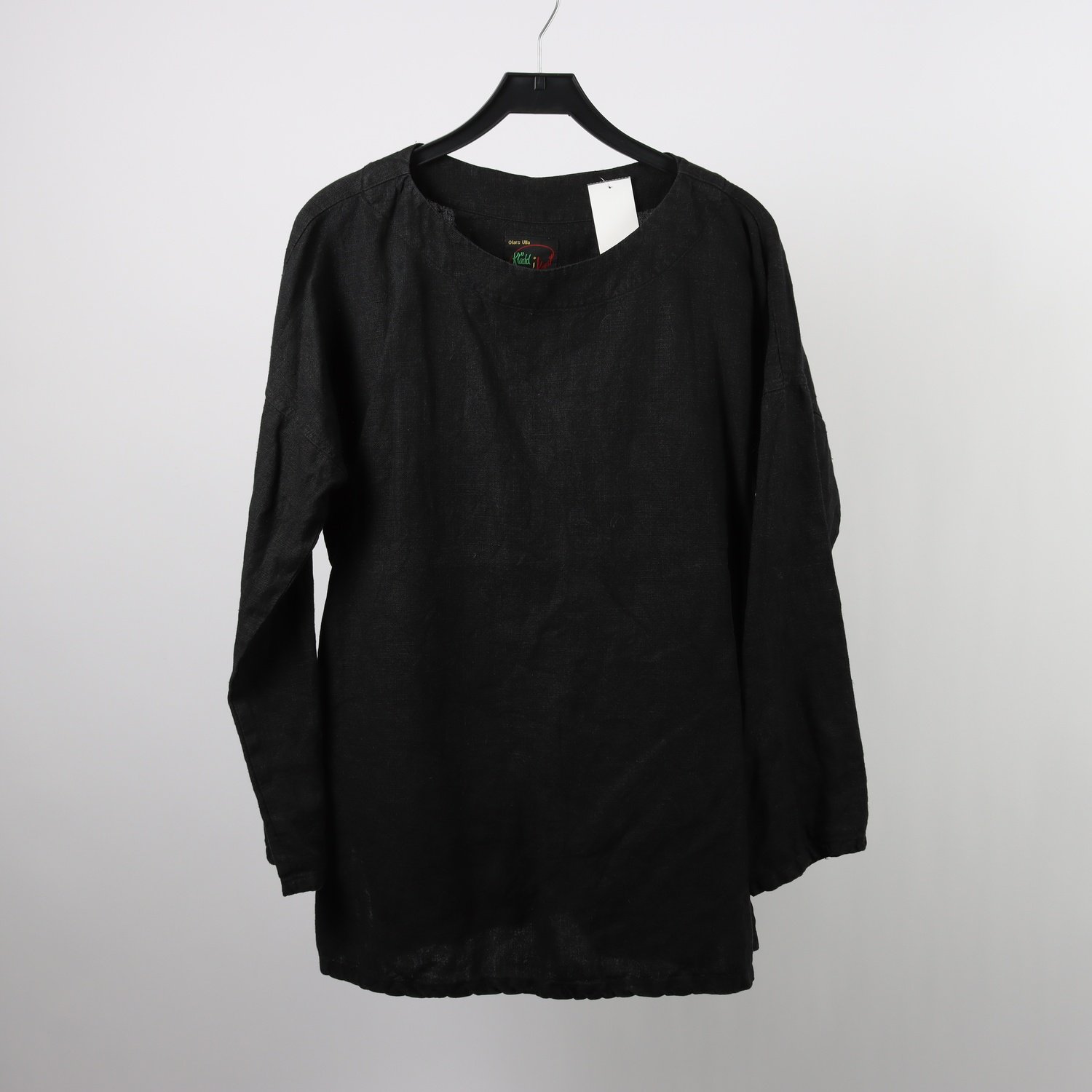 Blus, Olars Ulla, svart/grå, stl. ca L