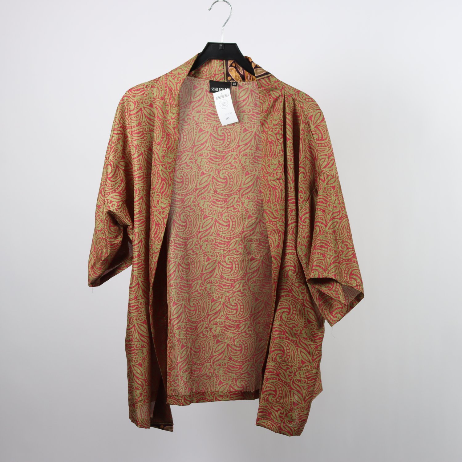 Kimono, Sissel Edelbo, mönstrad, sidenmix, stl. One Size