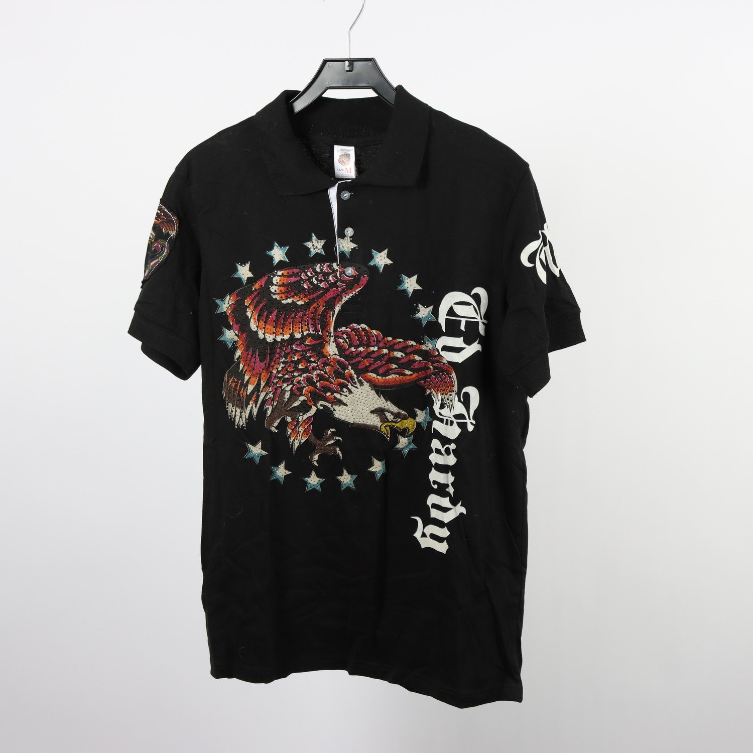 Piké, Ed Hardy by Christian Audigier, svart, stl. M