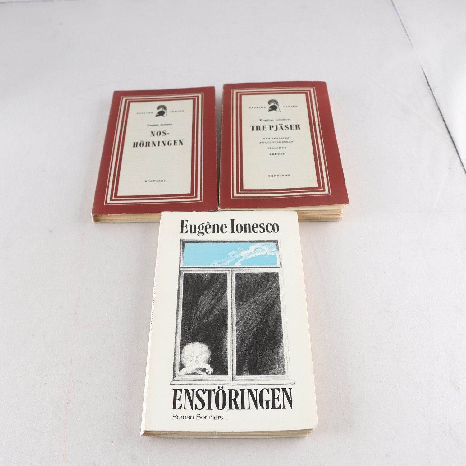 Eugène Ionesco, bokpaket med 3 volymer
