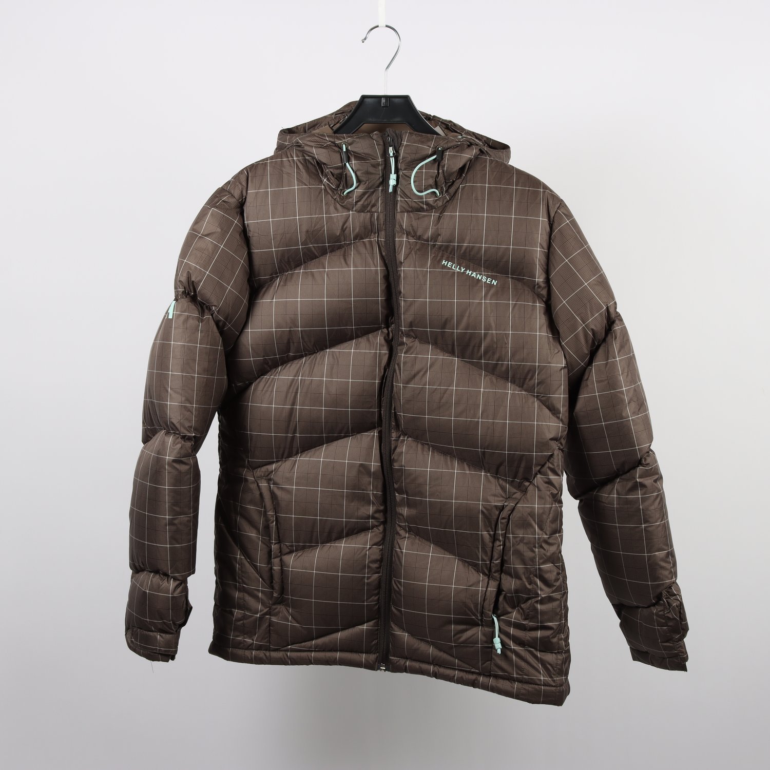 Dunjacka, Helly Hansen, rutig, brun, stl. M