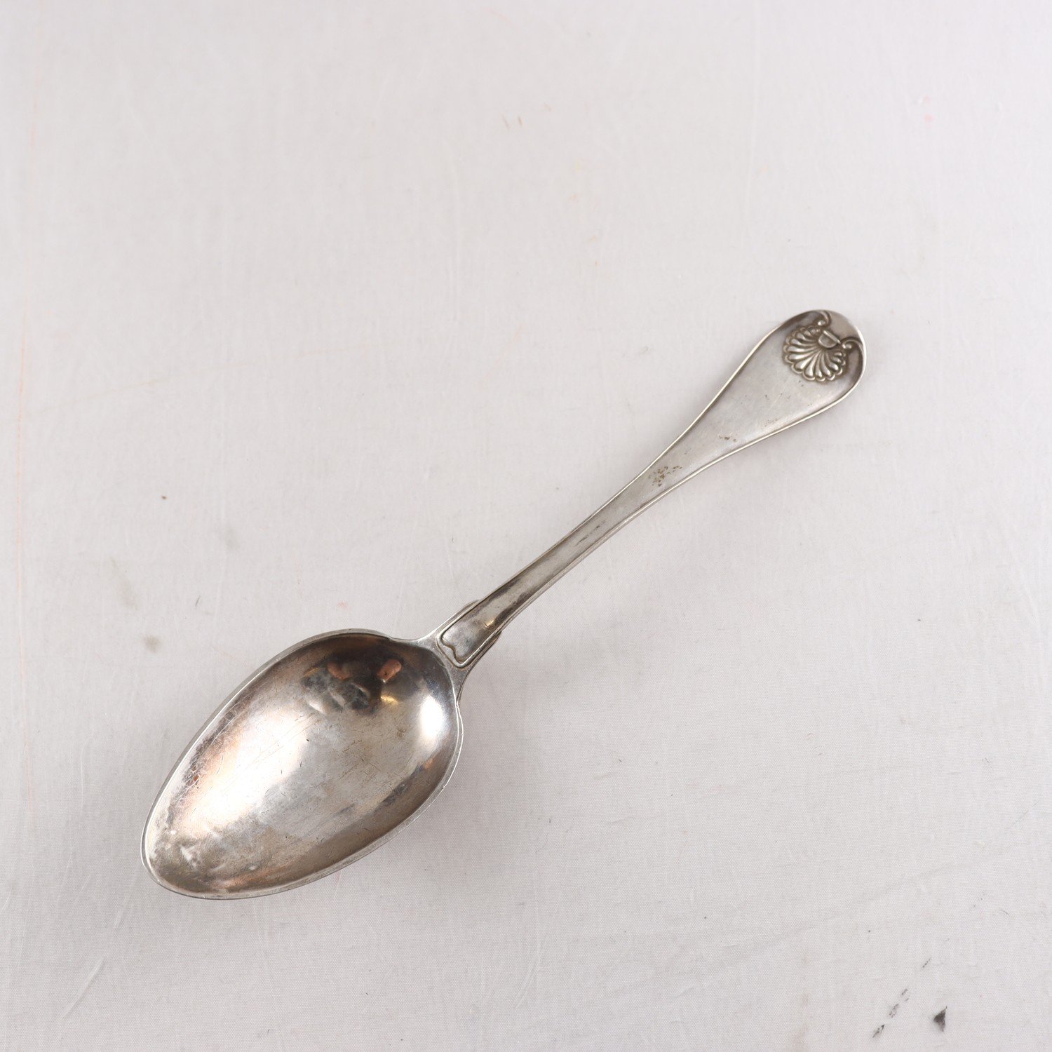 Soppsked, silver, Johan Ludvig Klint, (1785-1840), Norrtälje, år 1839
