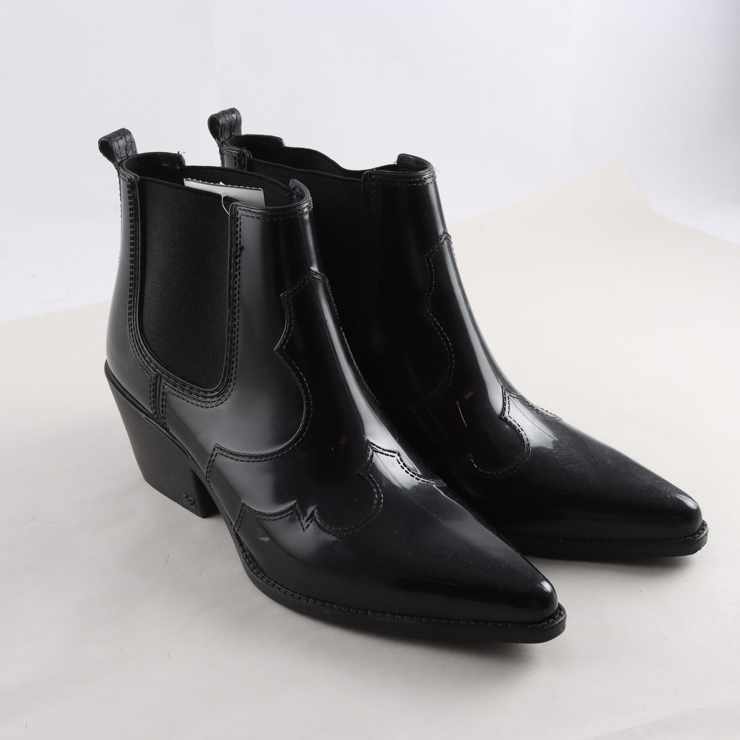 Gummistövlar, Sam Edelman, svart, stl. 40