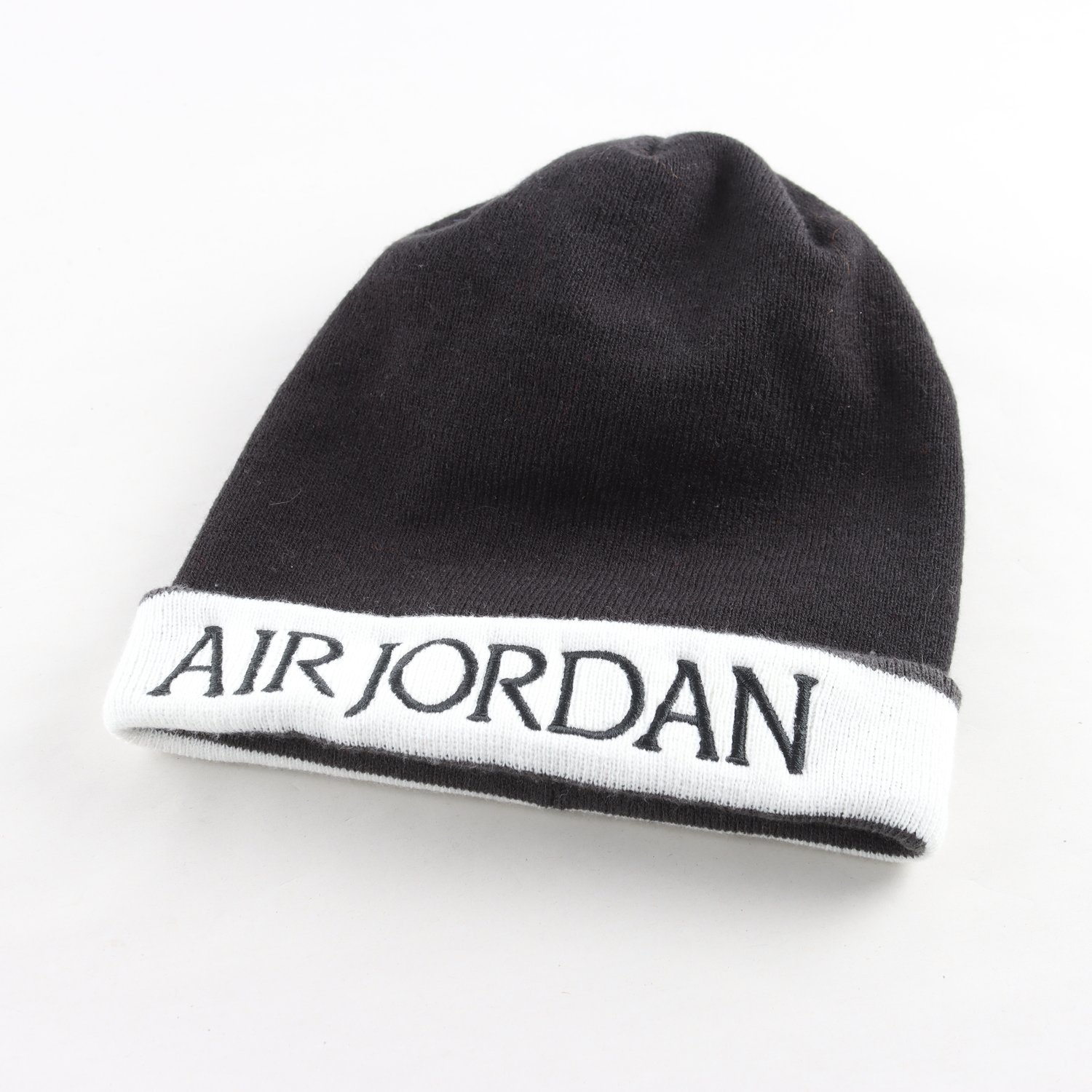 Stickad mössa, Air Jordan, svart, vit