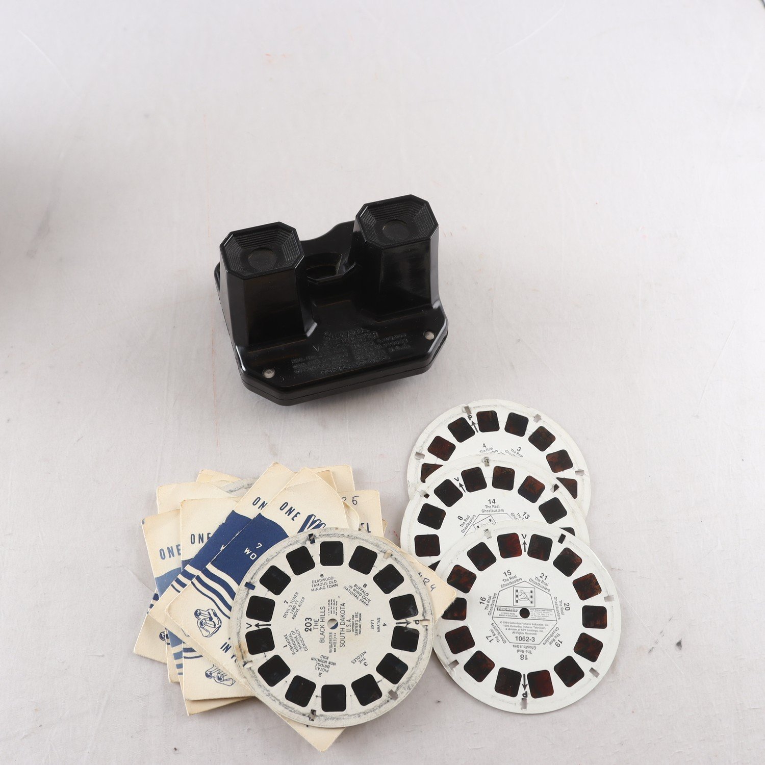 View-master, med skivor.