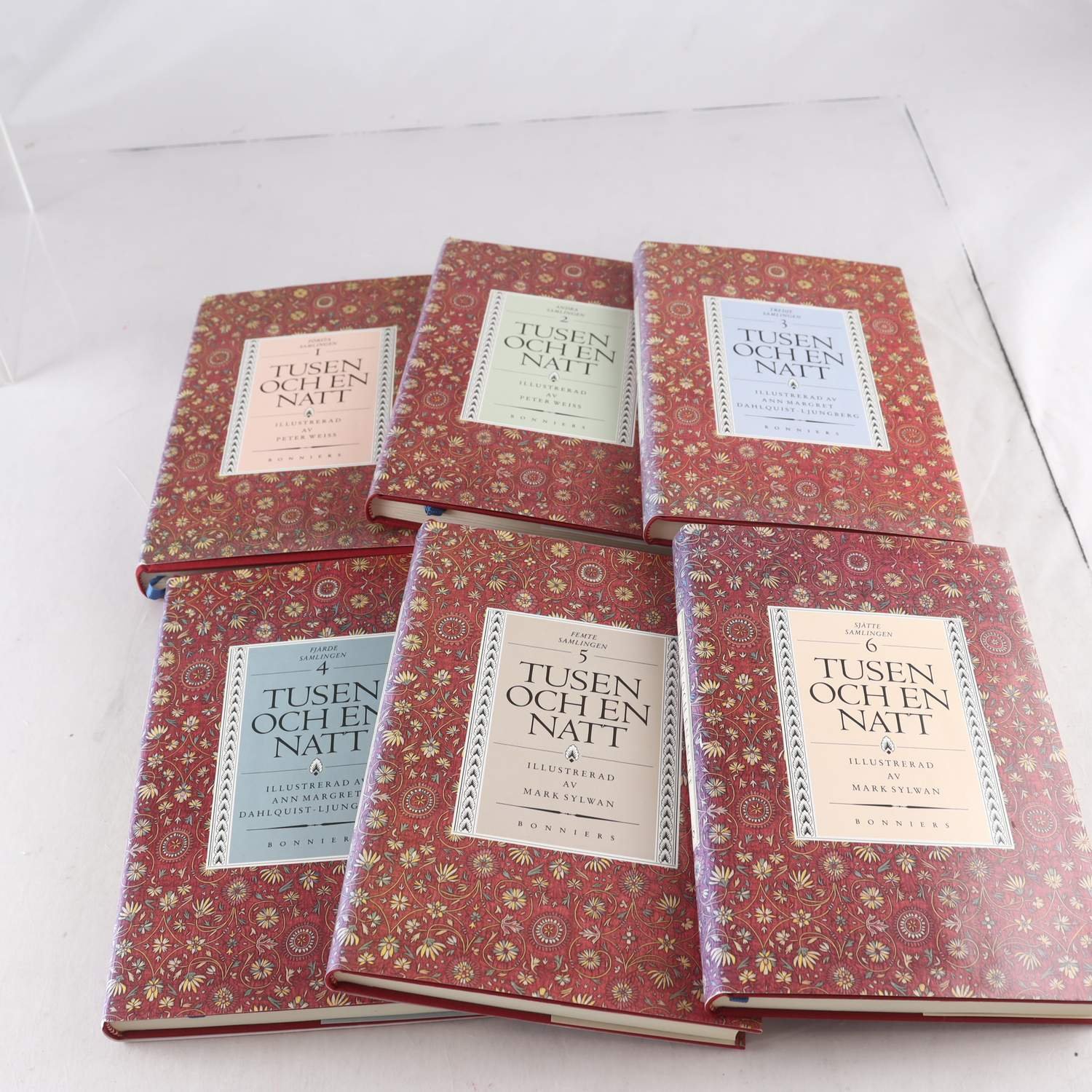 Tusen och en natt, Vol. 1-6, illustrerade av Mark Sylwan
