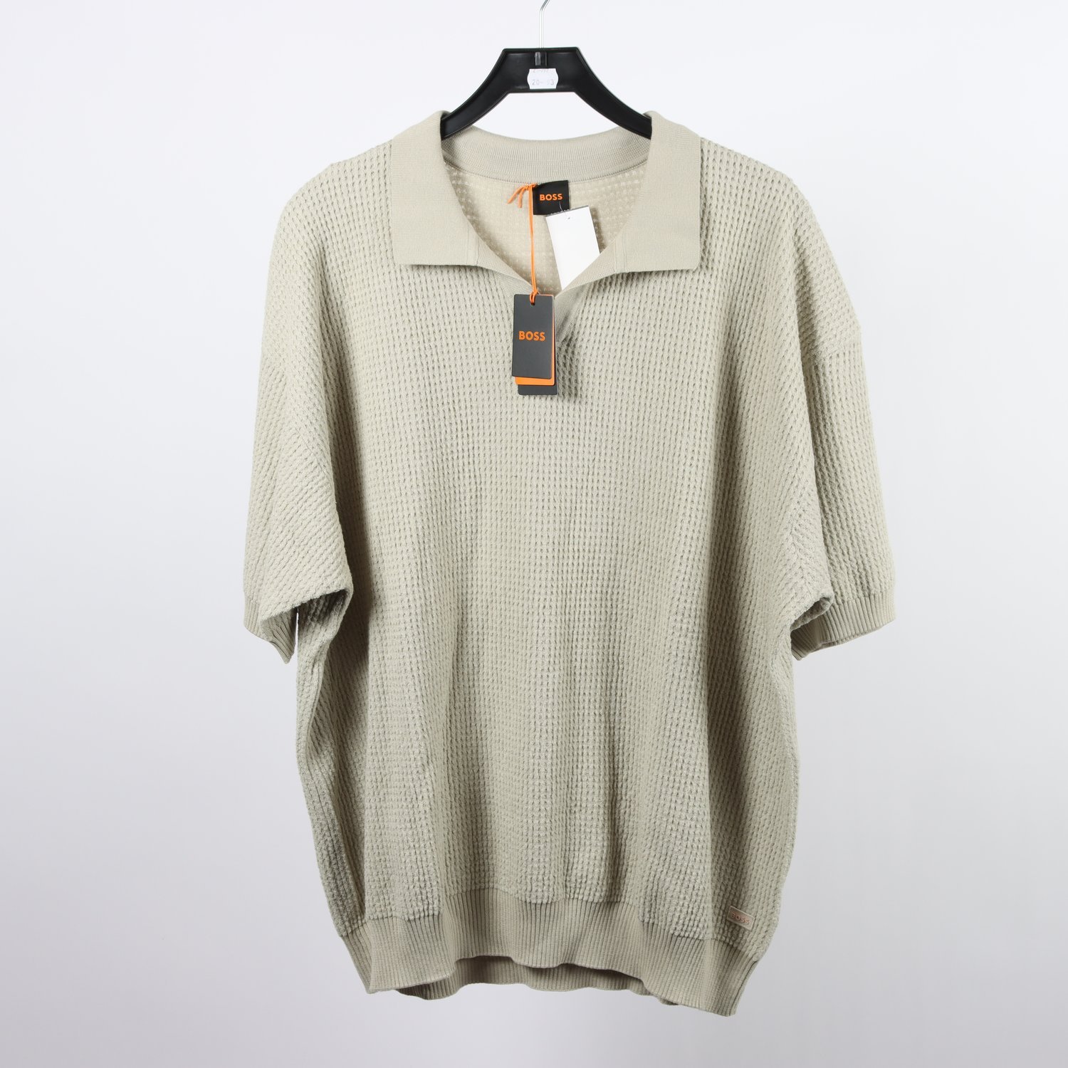 Stickad tröja, Boss, beige, stl. XXL
