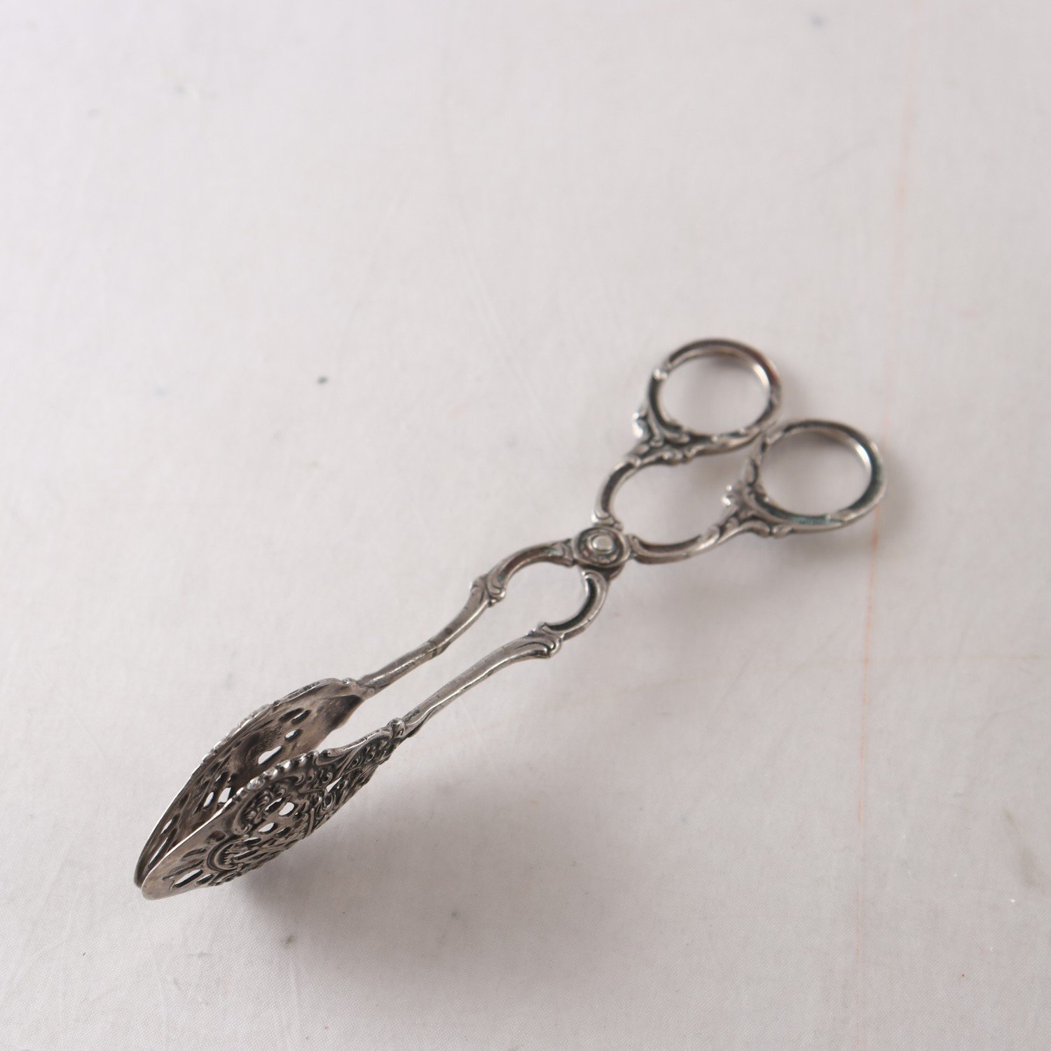 Kaktång, silver, kontrollstämpel, J.LH, Stockholm, år 1948