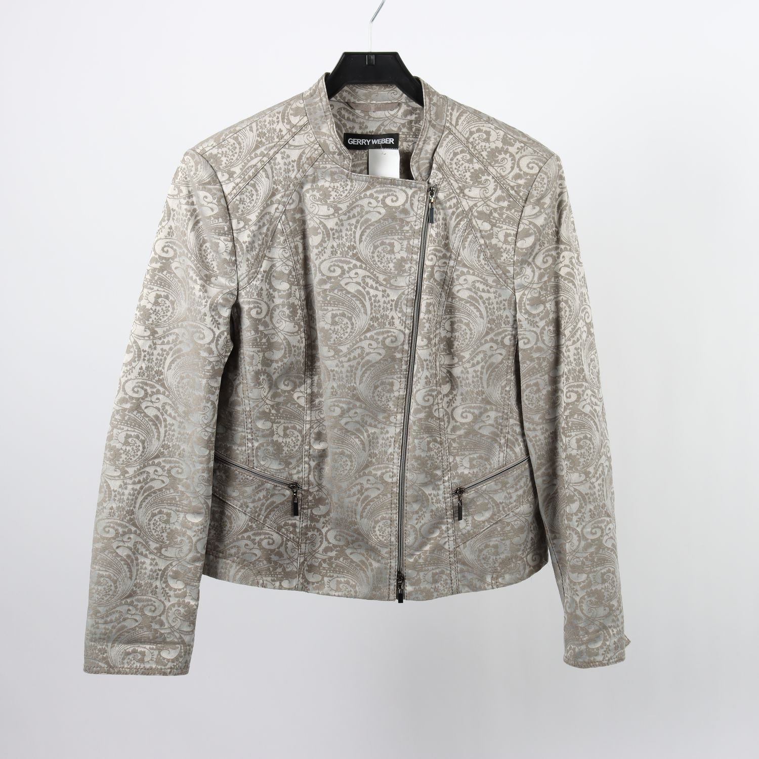 Jacka, Gerry Weber, silver, mönstrad, broderi, stl. 44