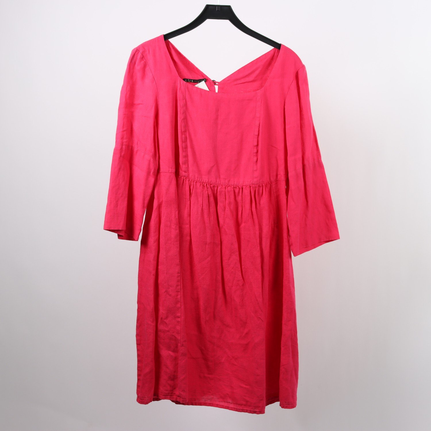 Klänning, KUS, rosa, 100% linne, stl. 42