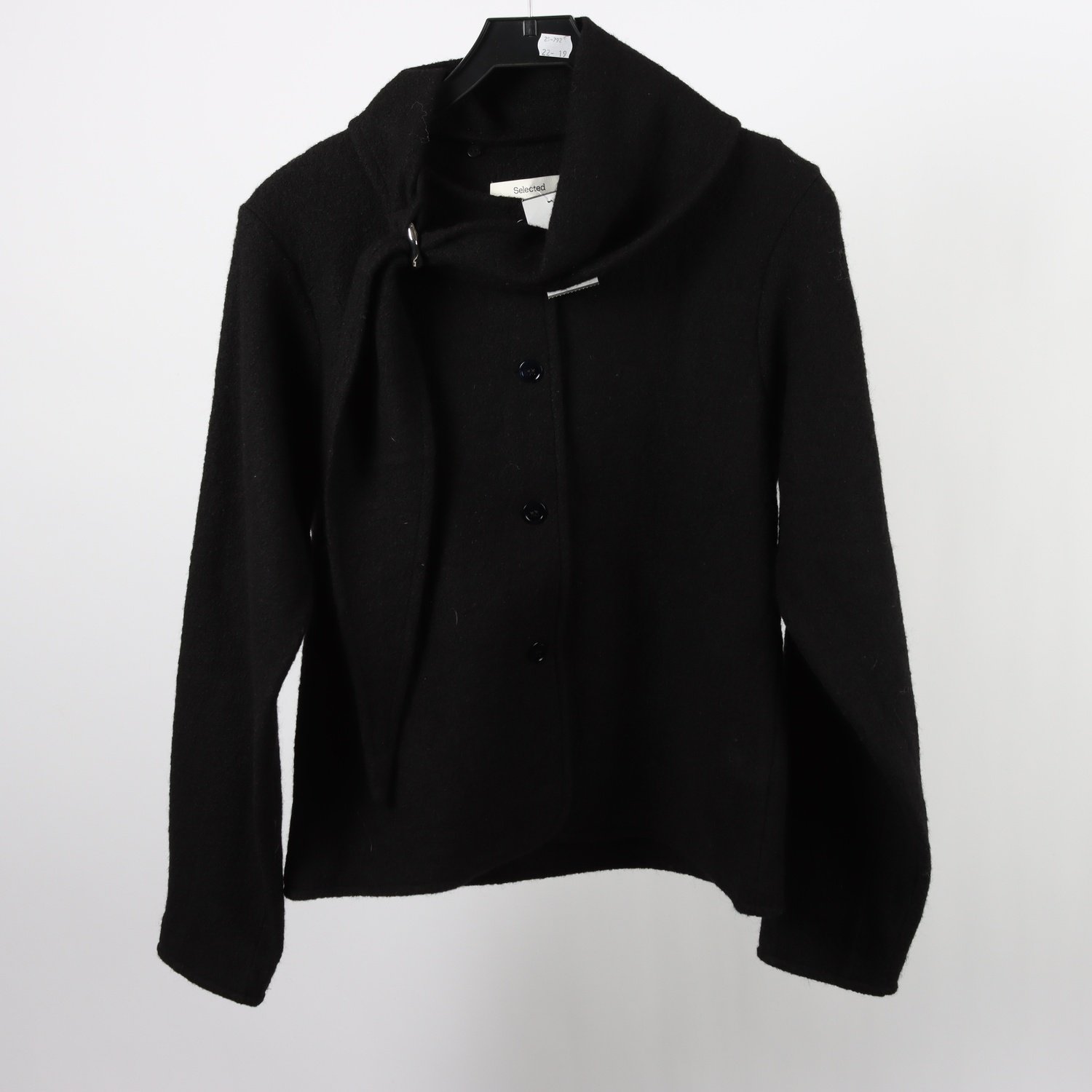 Jacka, Selected femme, svart, 100% ull, stl. S
